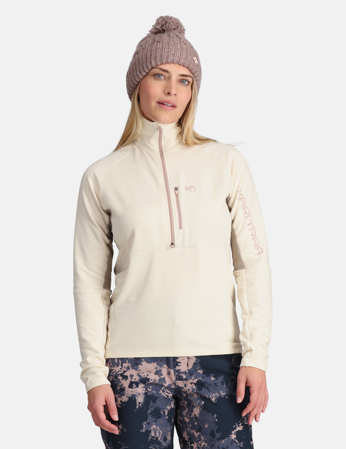 Kari Traa Emma Long Sleeve in BEIGE
