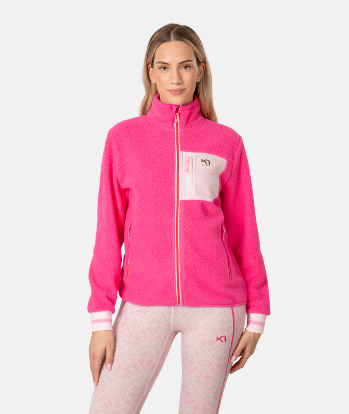 Kari Traa Rothe Midlayer in PINK