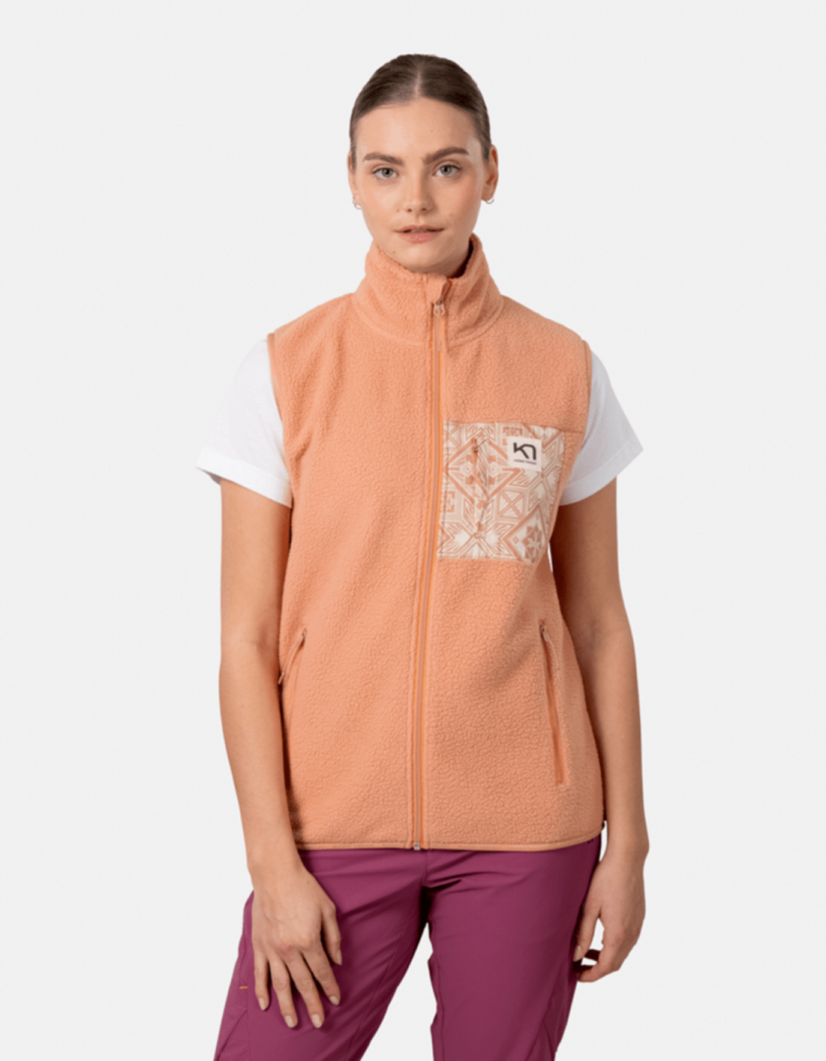 Kari Traa Rothe Vest in BEIGE