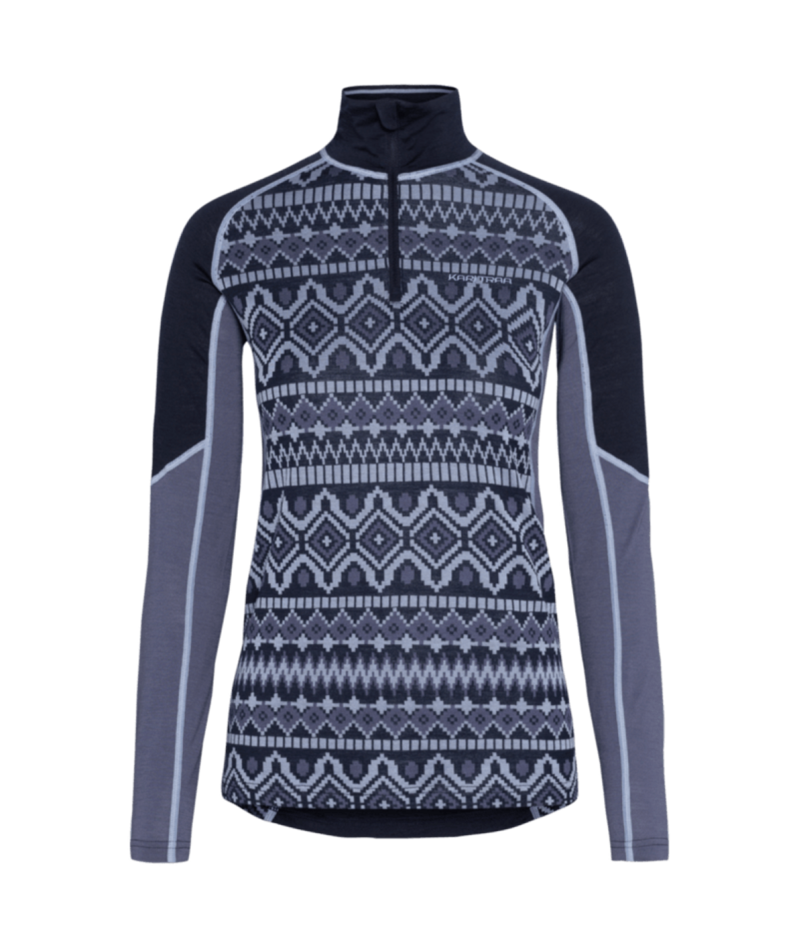 Kari Traa Malia Half Zip in GRAU