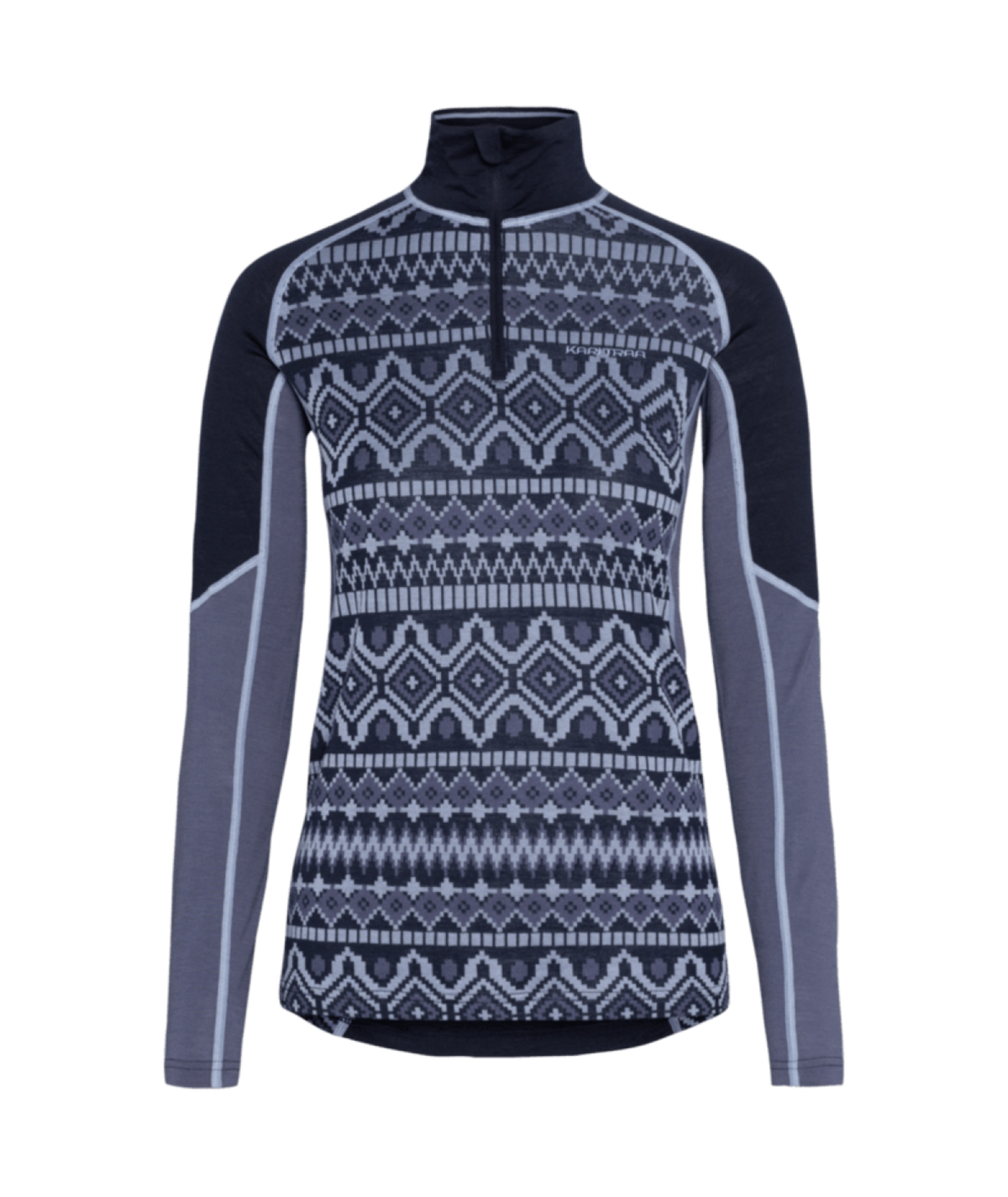 Kari Traa Malia Half Zip in GRAU