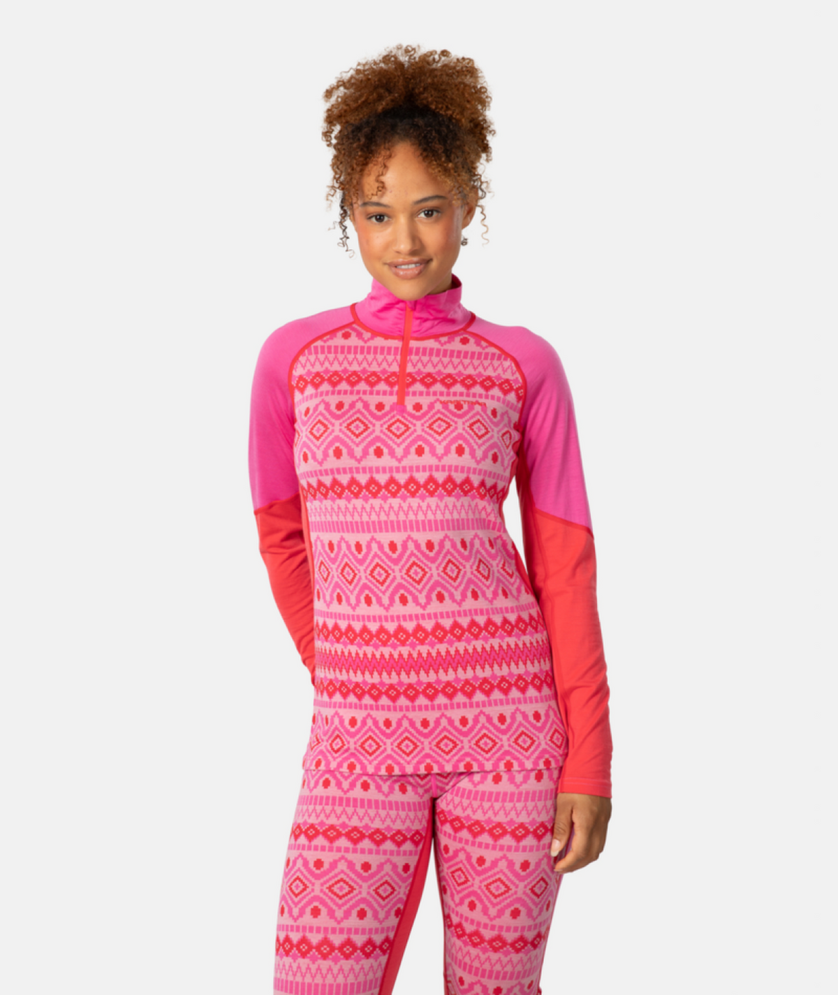 Kari Traa Malia Half Zip in PINK