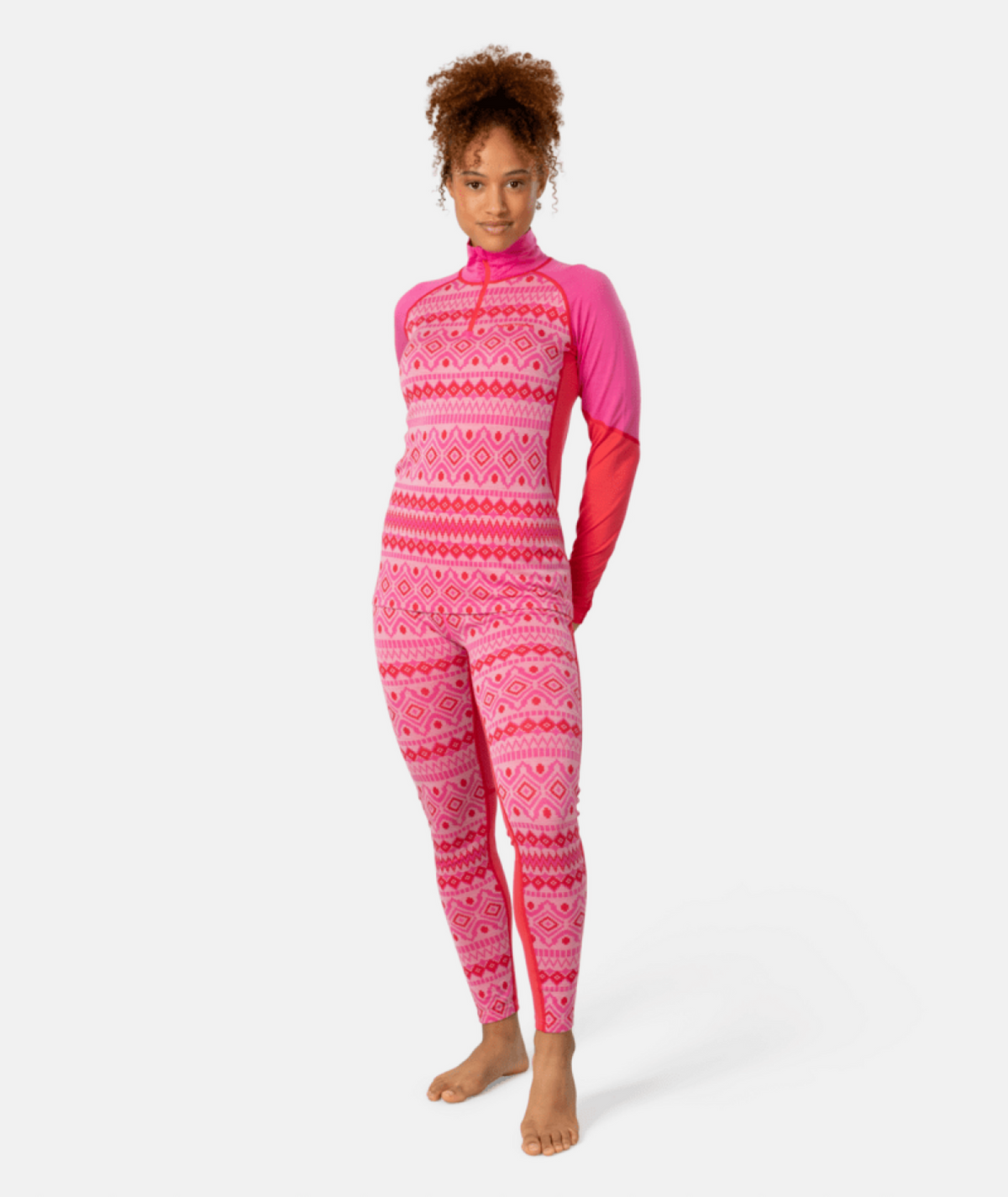 Kari Traa Malia Half Zip in PINK