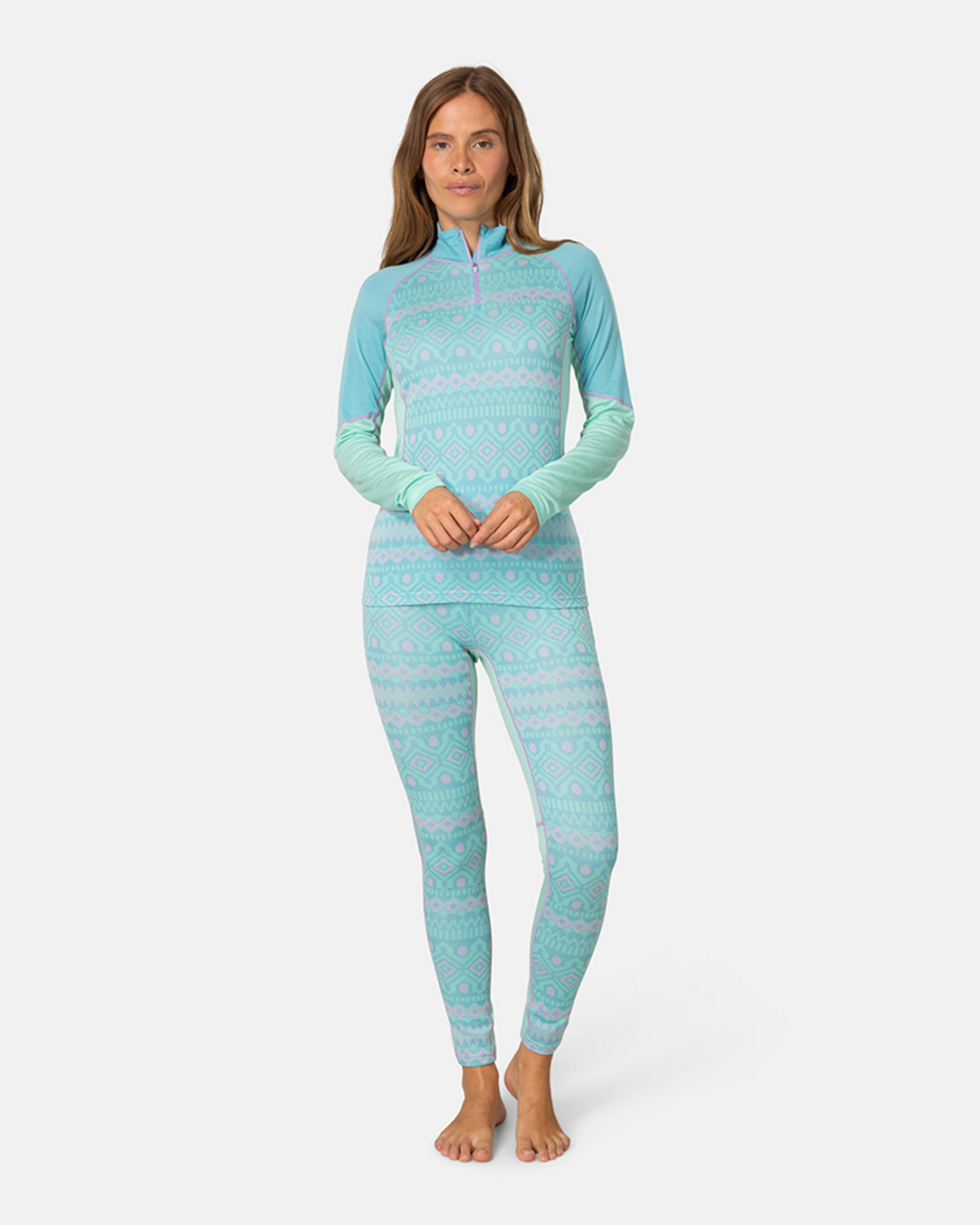 Kari Traa Malia Half Zip in BLAU