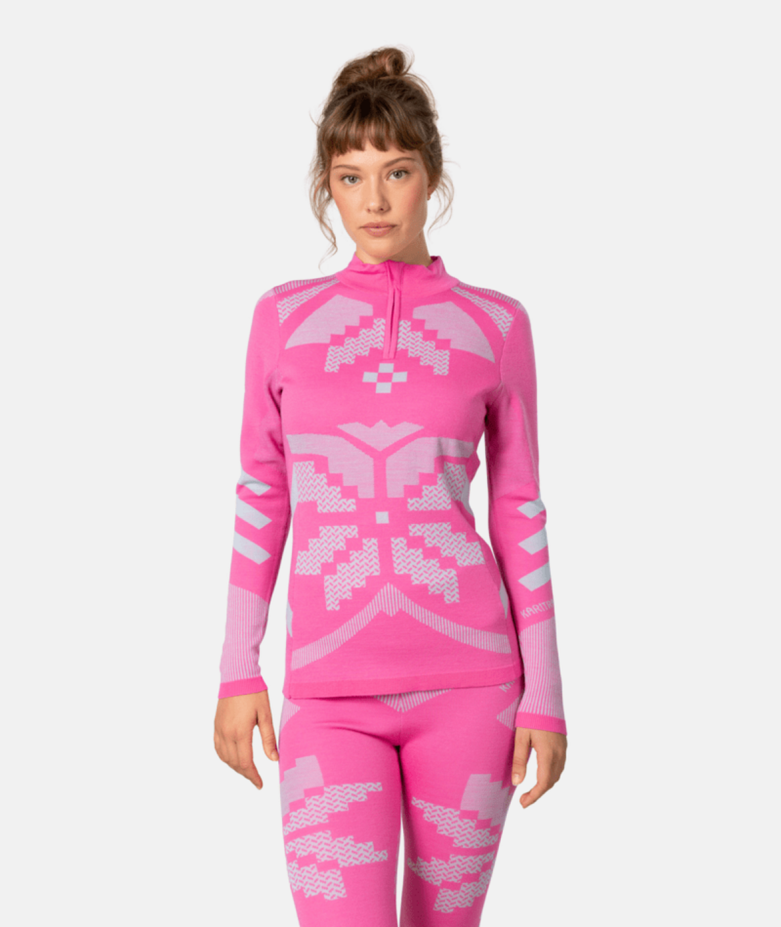 Kari Traa Faith Half Zip in PINK