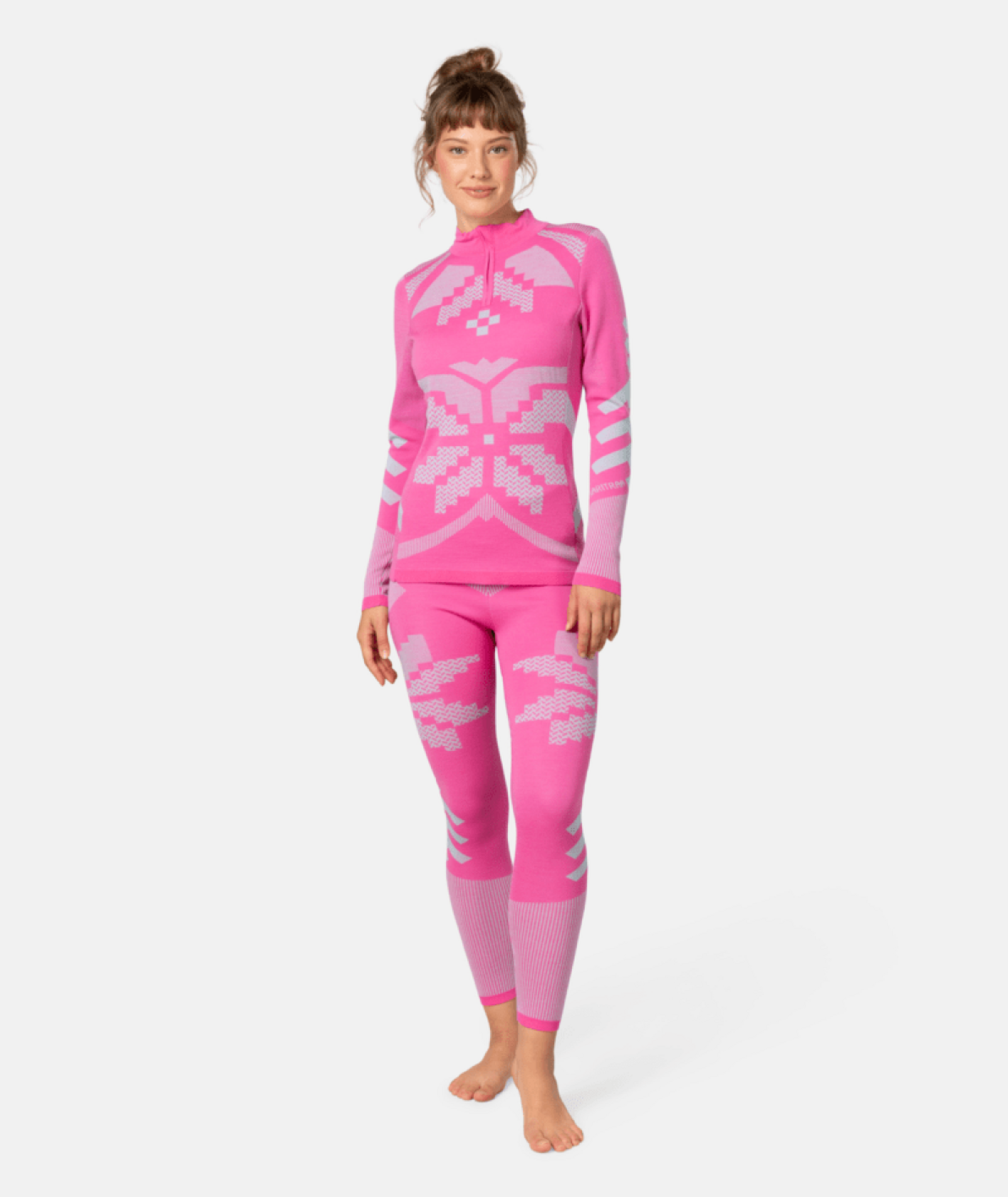 Kari Traa Faith Half Zip in PINK
