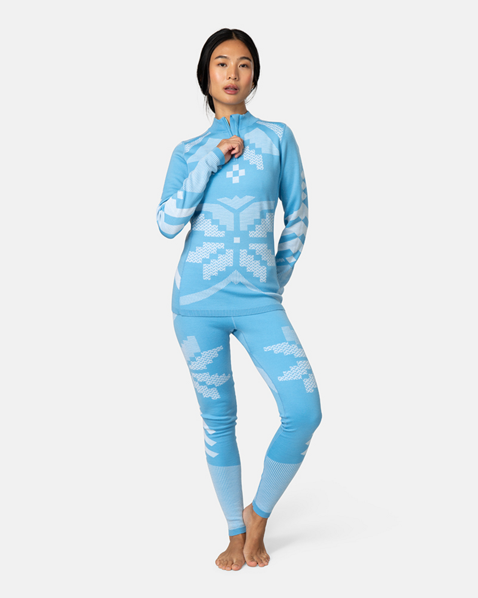 Kari Traa Faith Half Zip in BLAU