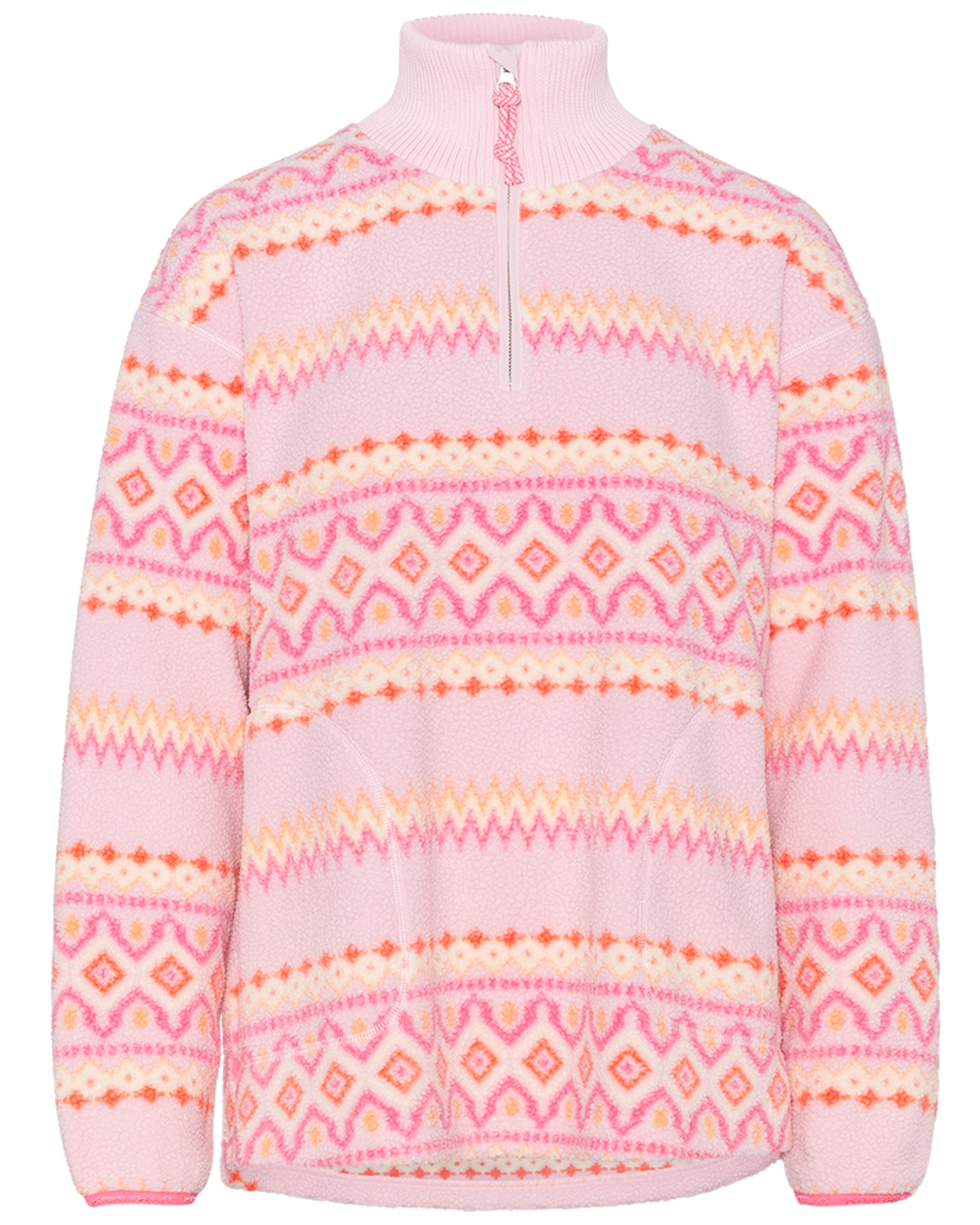 Kari Traa Ruthie Midlayer Half Zip in PINK