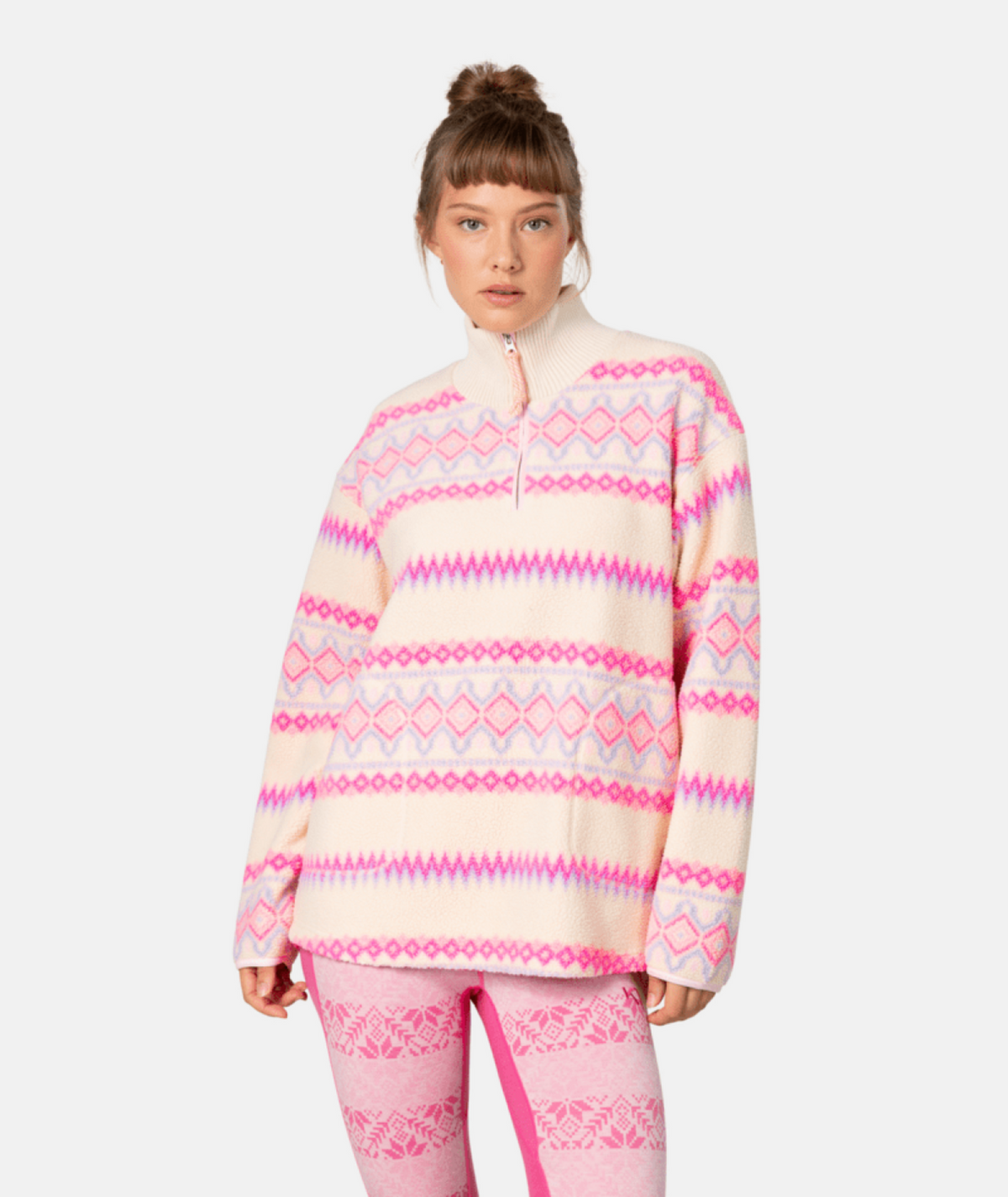 Kari Traa Ruthie Midlayer Half Zip in MEHRFARBIG