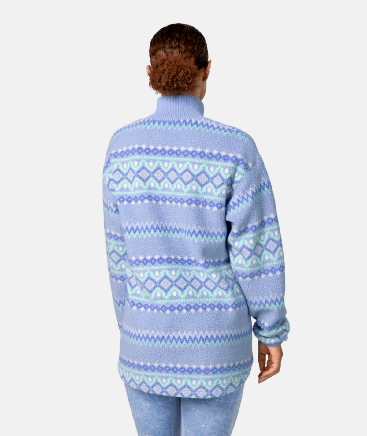 Kari Traa Ruthie Midlayer Half Zip in BLAU