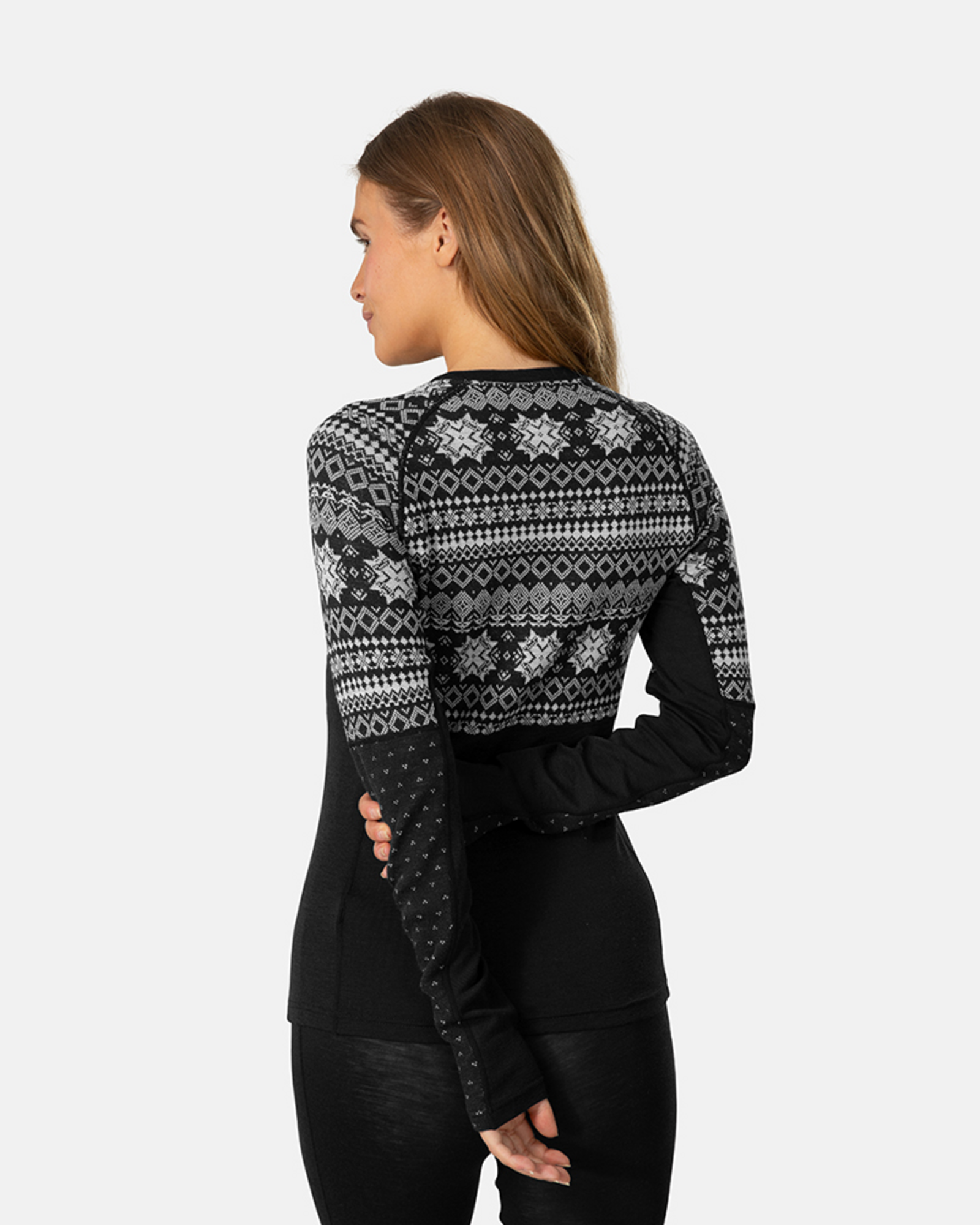 Kari Traa Vilma Long Sleeve in SCHWARZ
