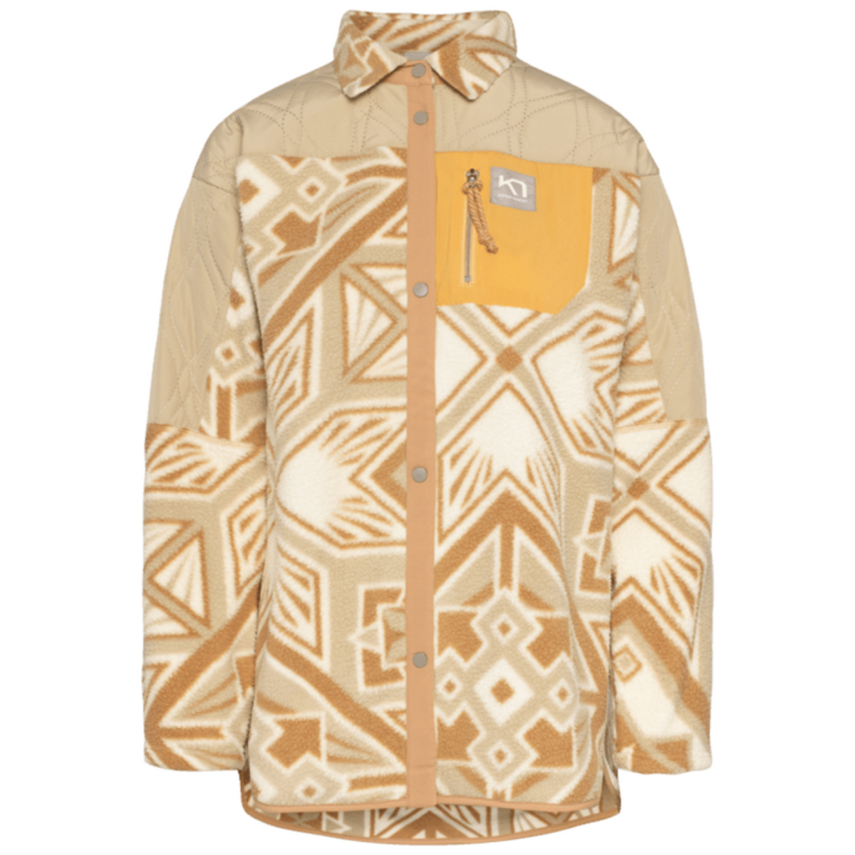 Kari Traa Rothe Jacket Shirt in BEIGE