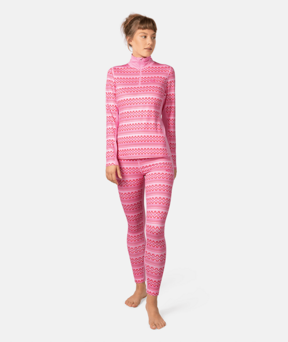 Kari Traa Lilja Half Zip in PINK