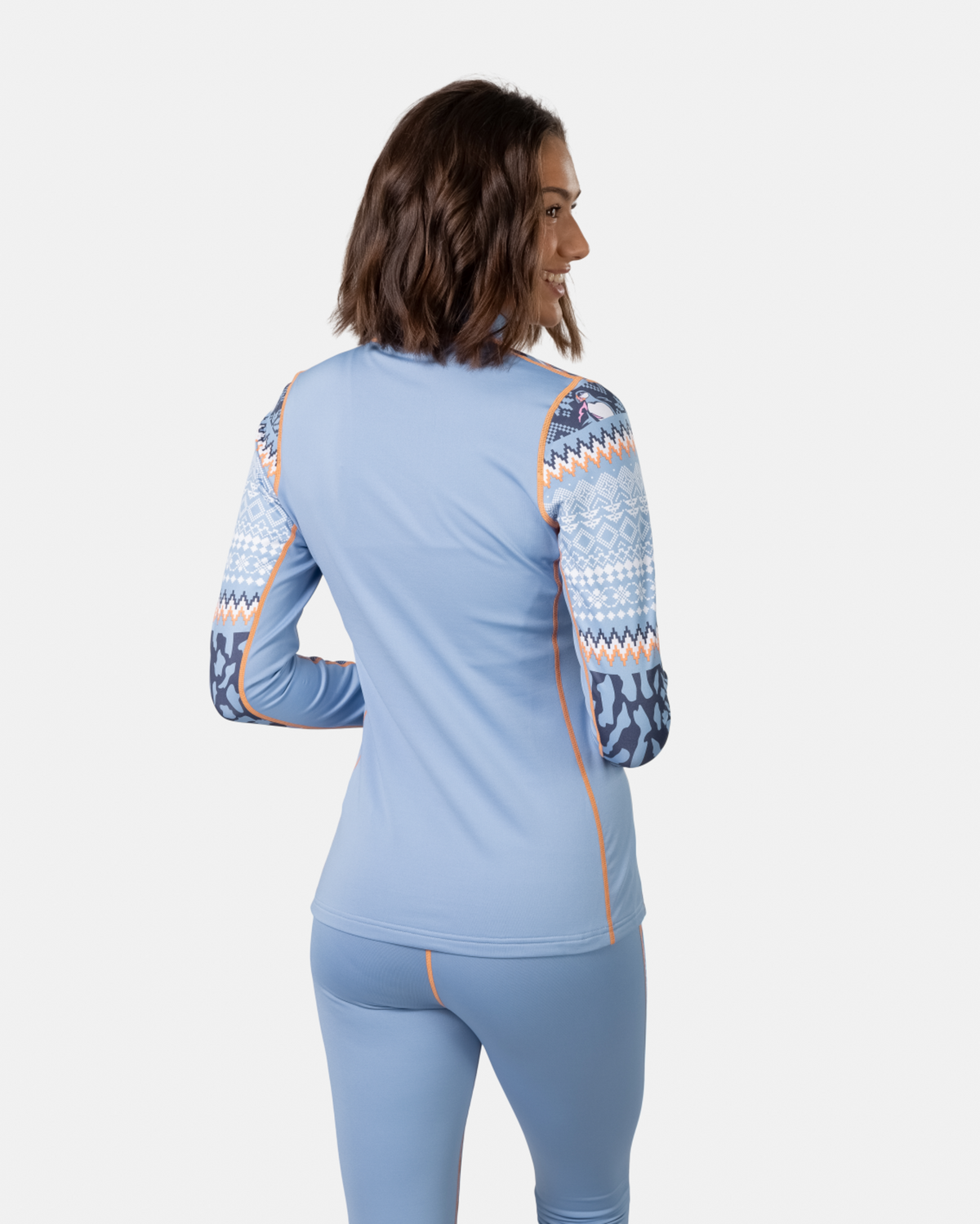 Kari Traa Lilja Half Zip in BLAU