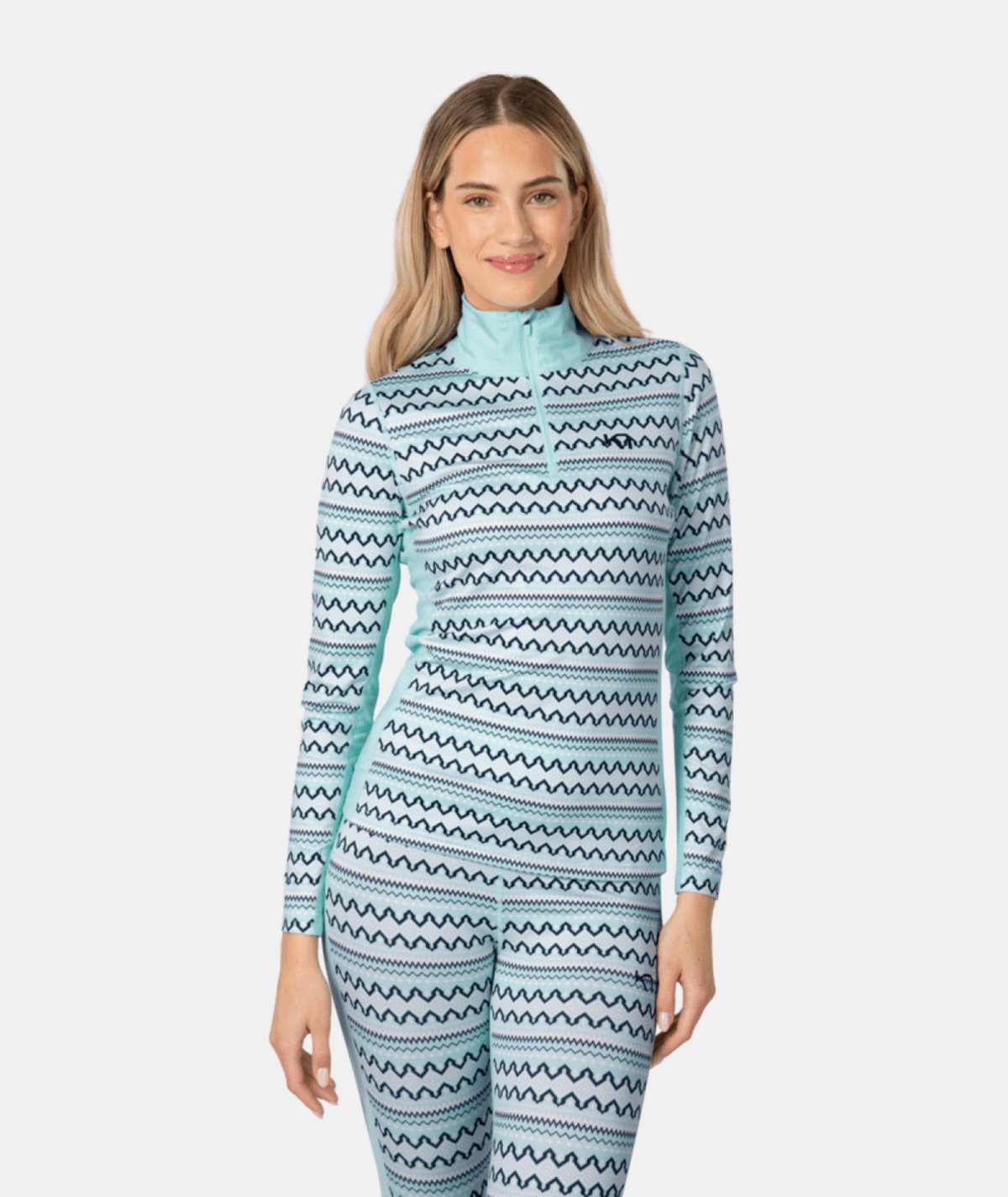 Kari Traa Lilja Half Zip in BLAU