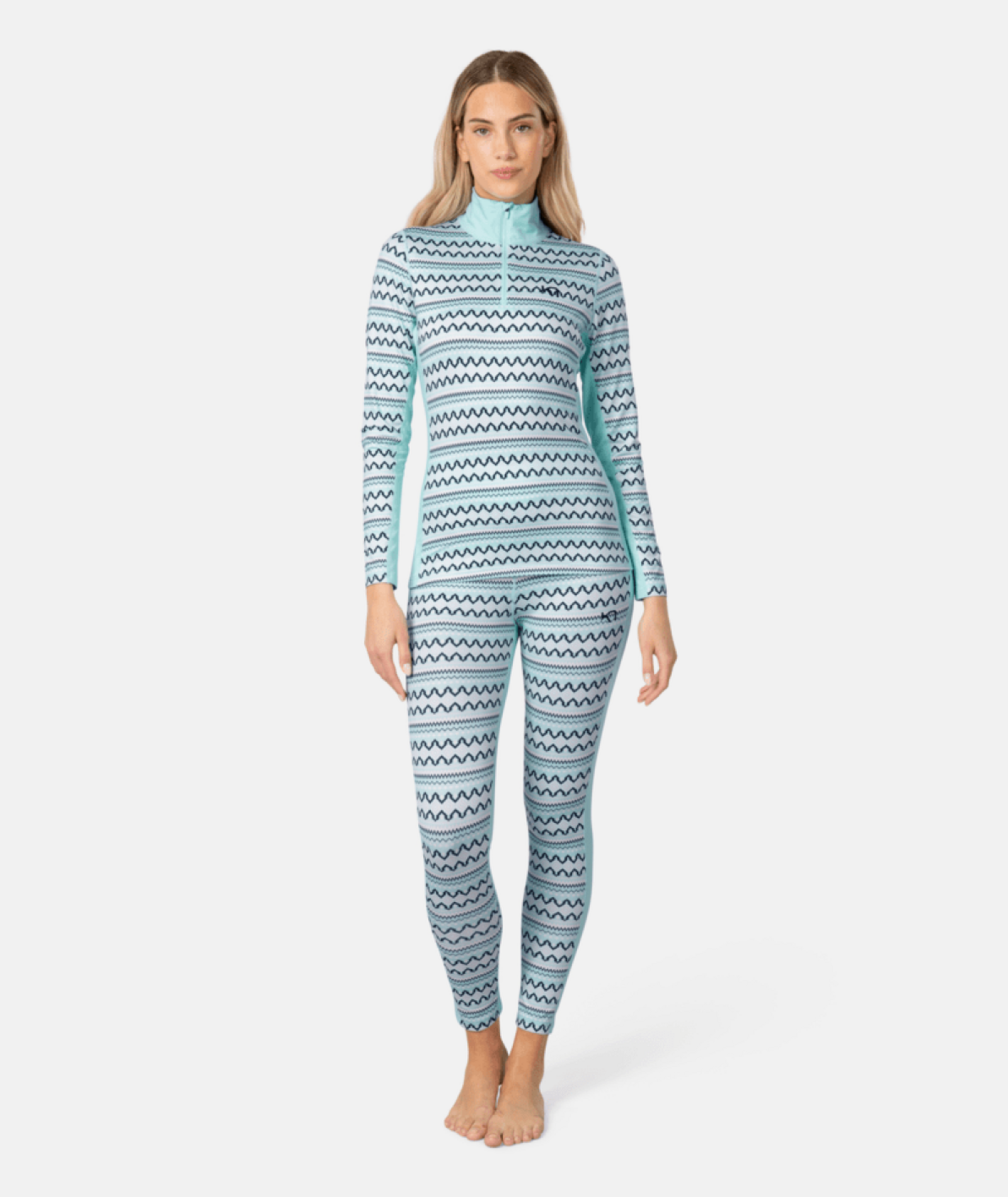 Kari Traa Lilja Half Zip in BLAU