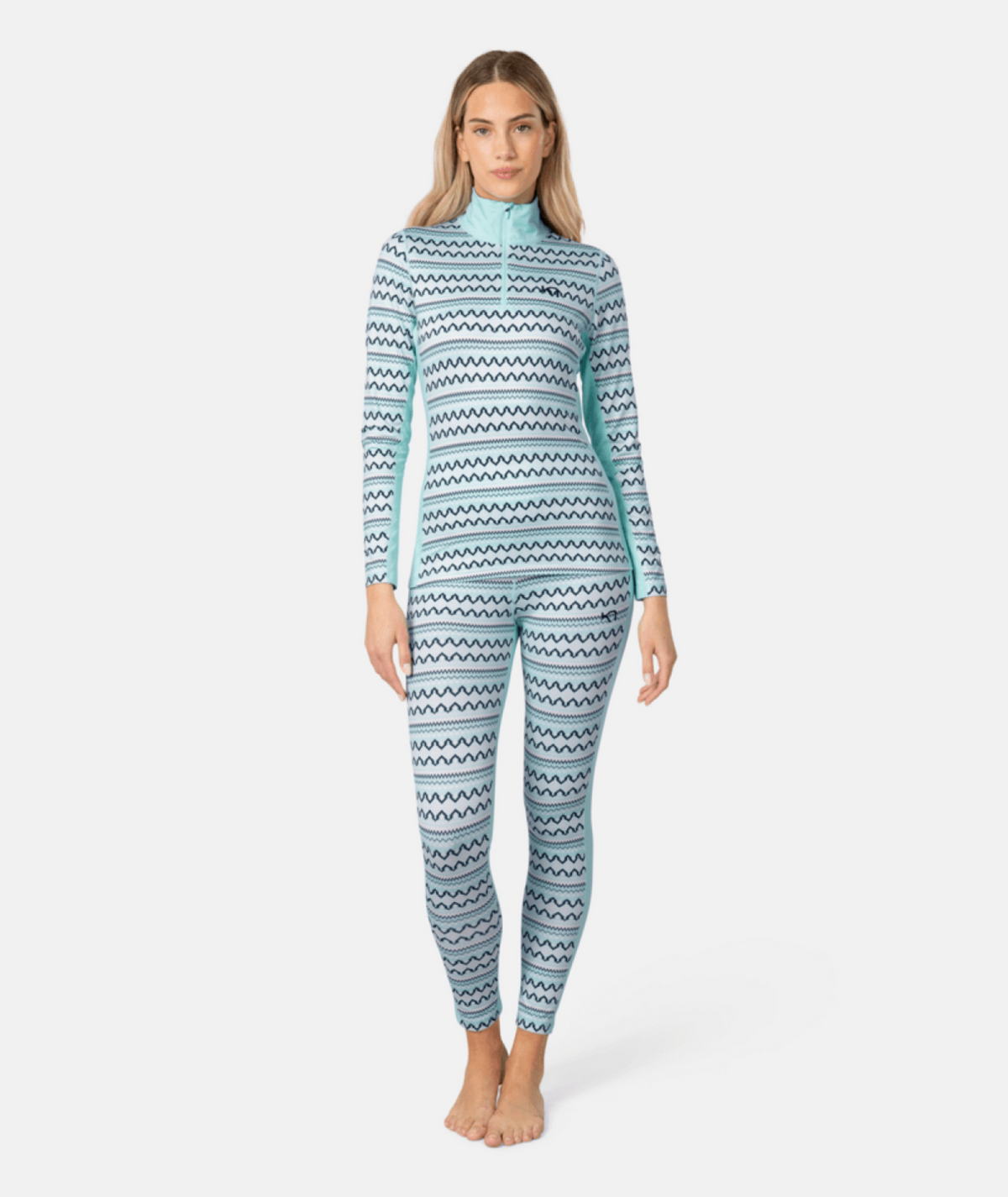 Kari Traa Lilja Half Zip in BLAU