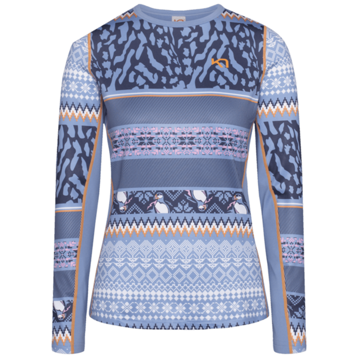 Kari Traa Lilja Long Sleeve in BLAU