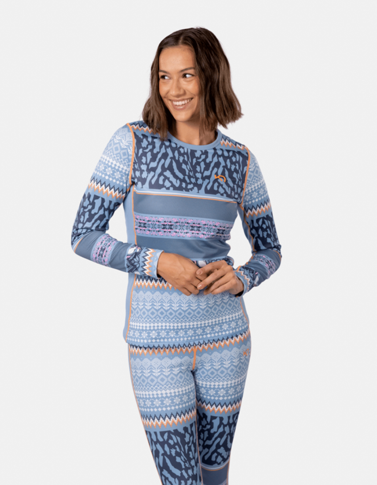 Kari Traa Lilja Long Sleeve in BLAU