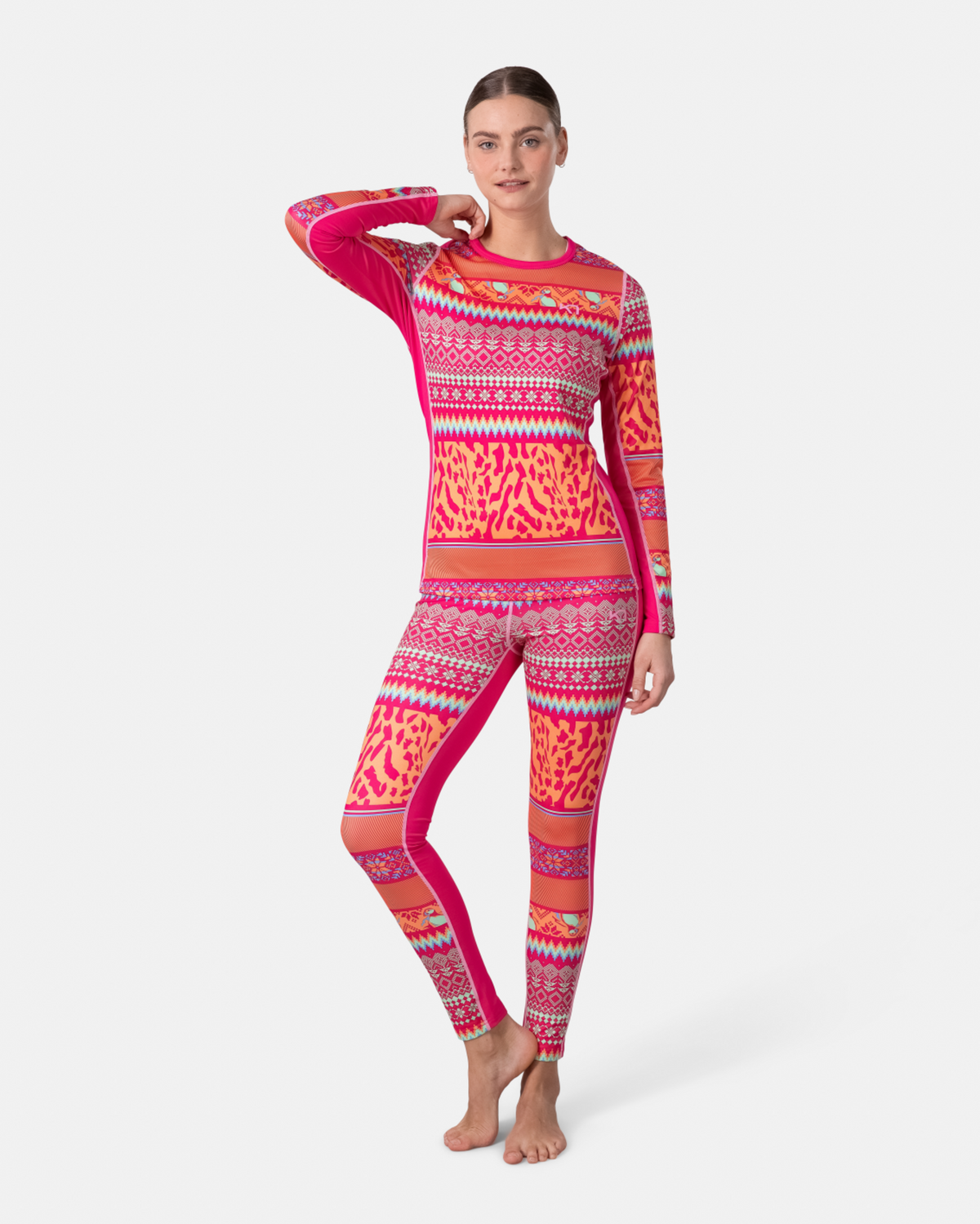 Kari Traa Lilja Long Sleeve in PINK