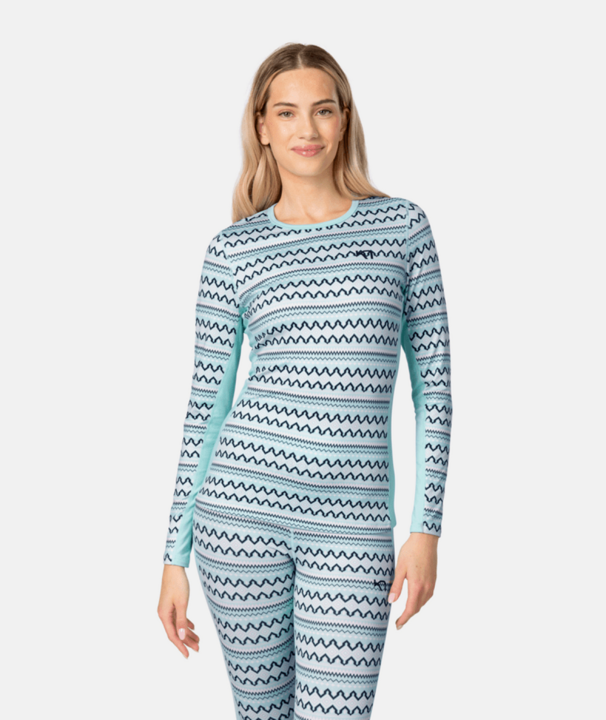 Kari Traa Lilja Long Sleeve in BLAU