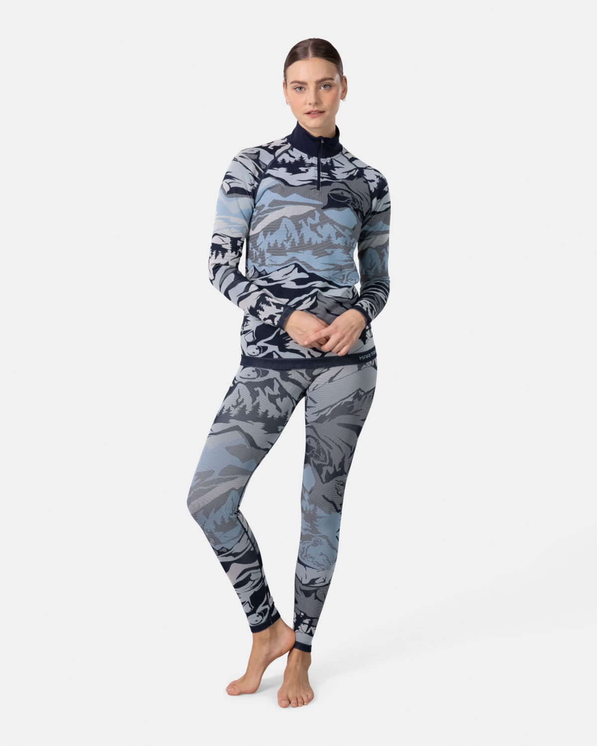 Kari Traa Mille Half Zip in BLAU