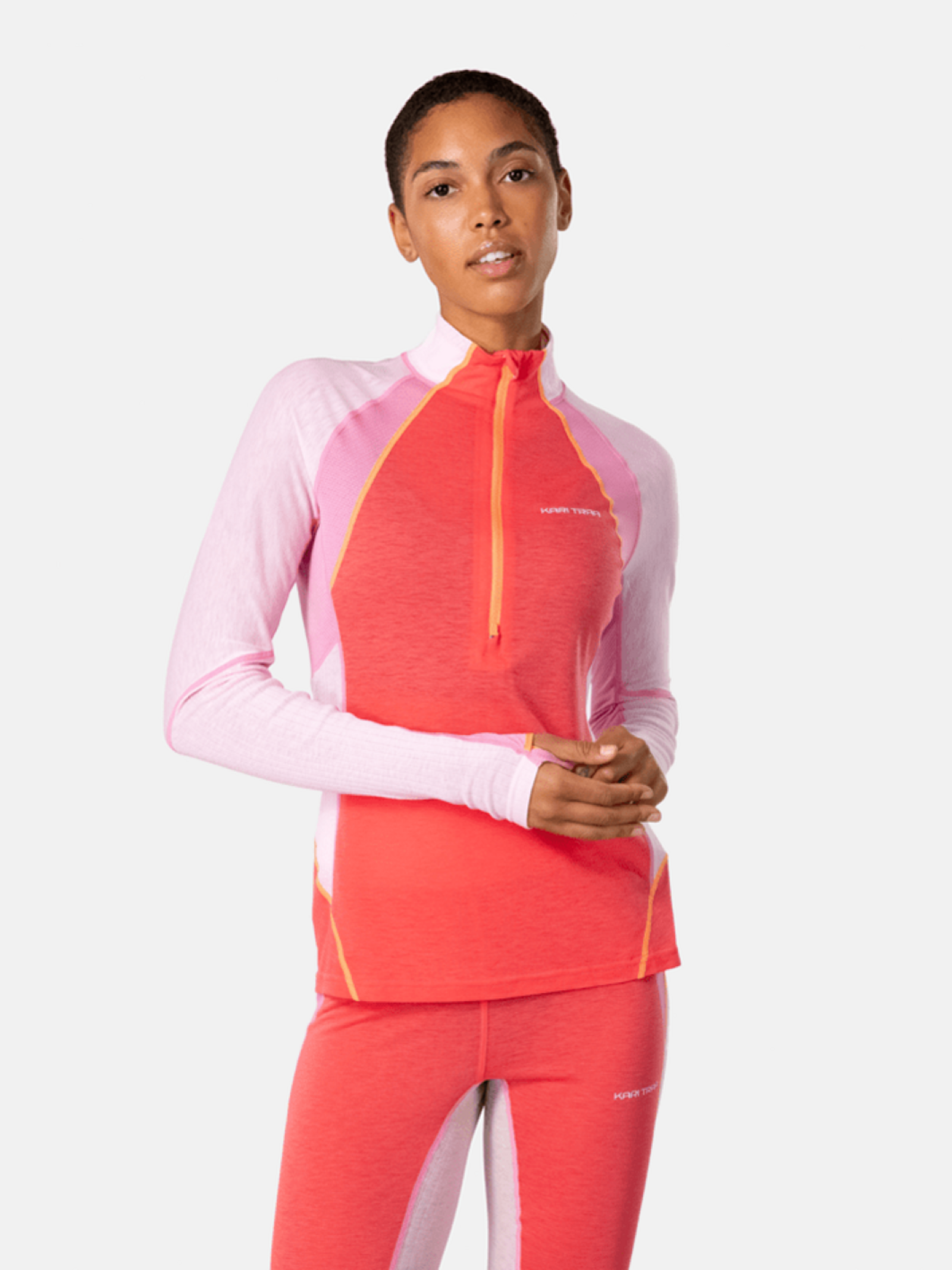 Kari Traa Alma Half Zip in PINK