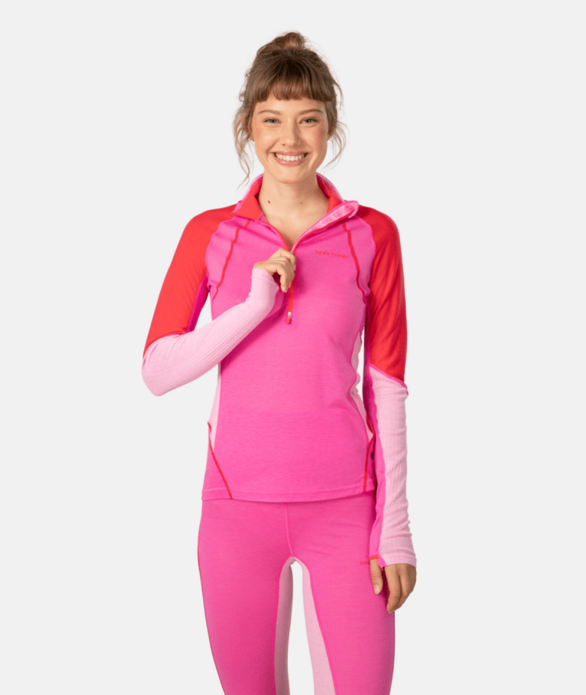 Kari Traa Alma Half Zip in PINK