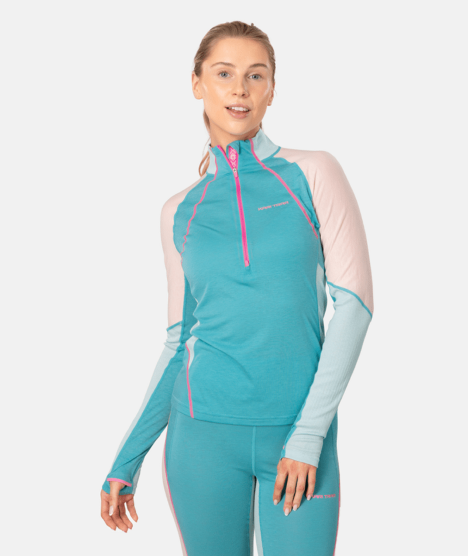 Kari Traa Alma Half Zip in BLAU