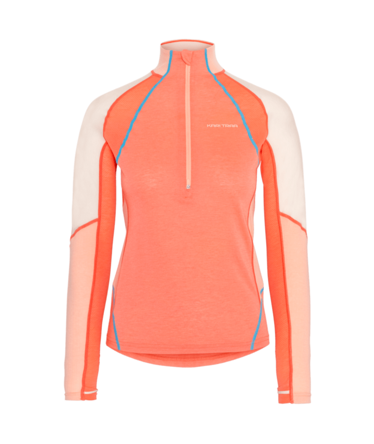 Kari Traa Alma Half Zip in ORANGE