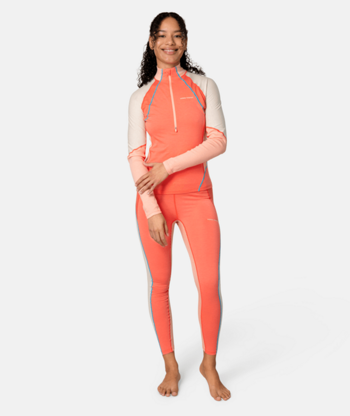 Kari Traa Alma Half Zip in ORANGE