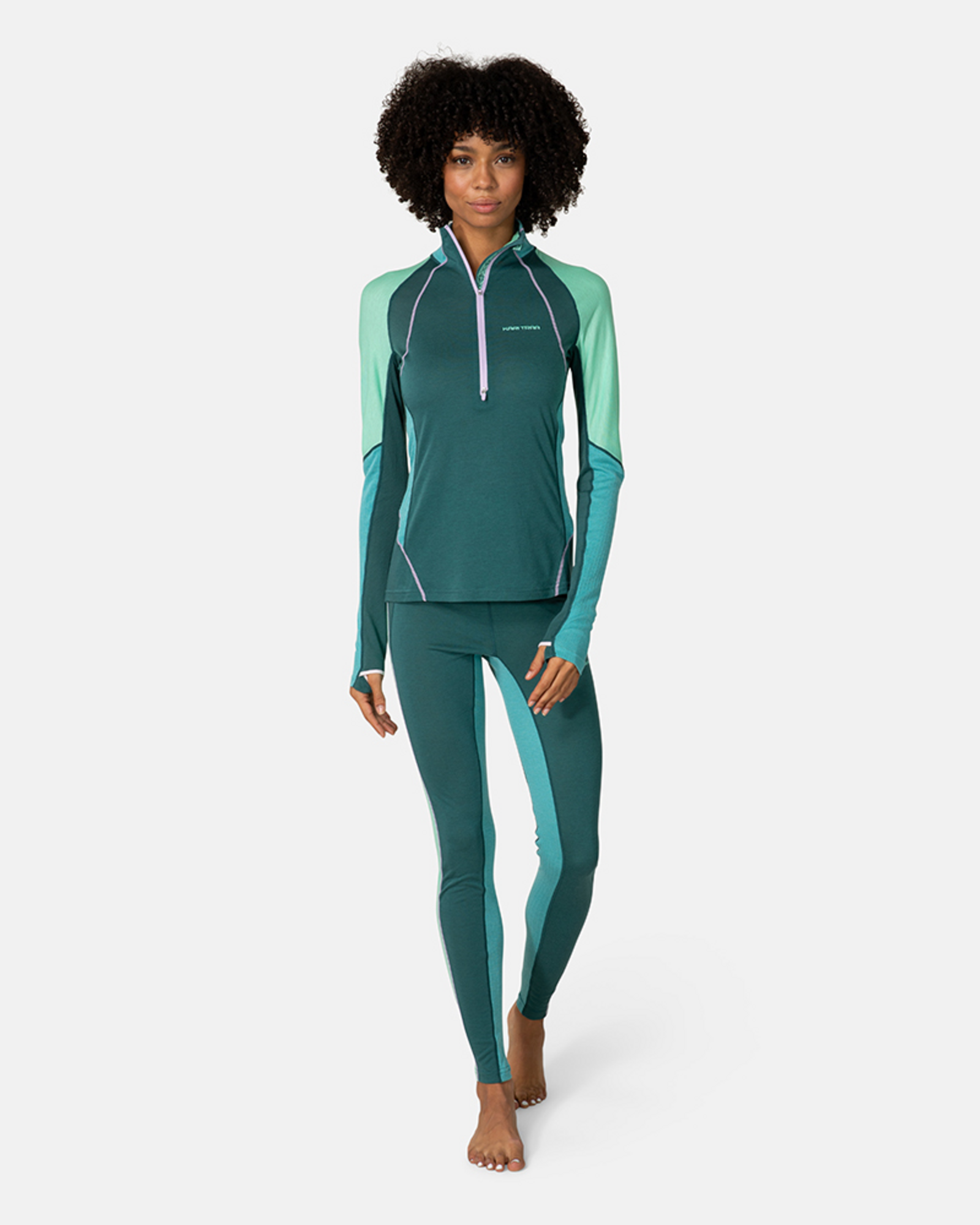 Kari Traa Alma Half Zip in GRÜN