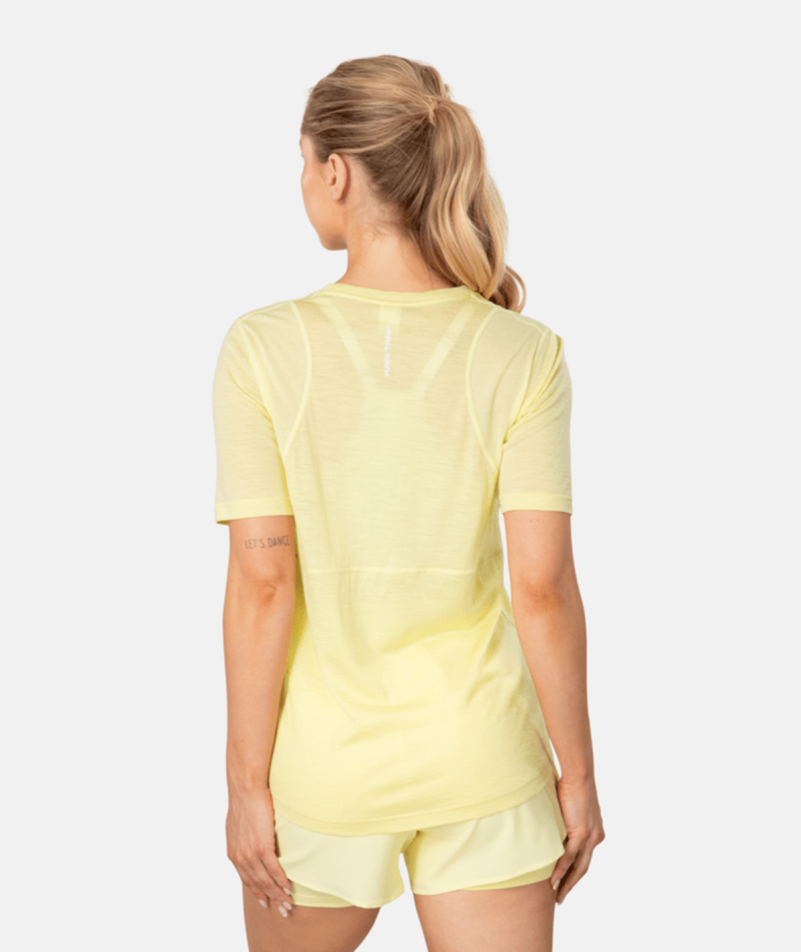 Kari Traa Embla Wool Tee in GELB
