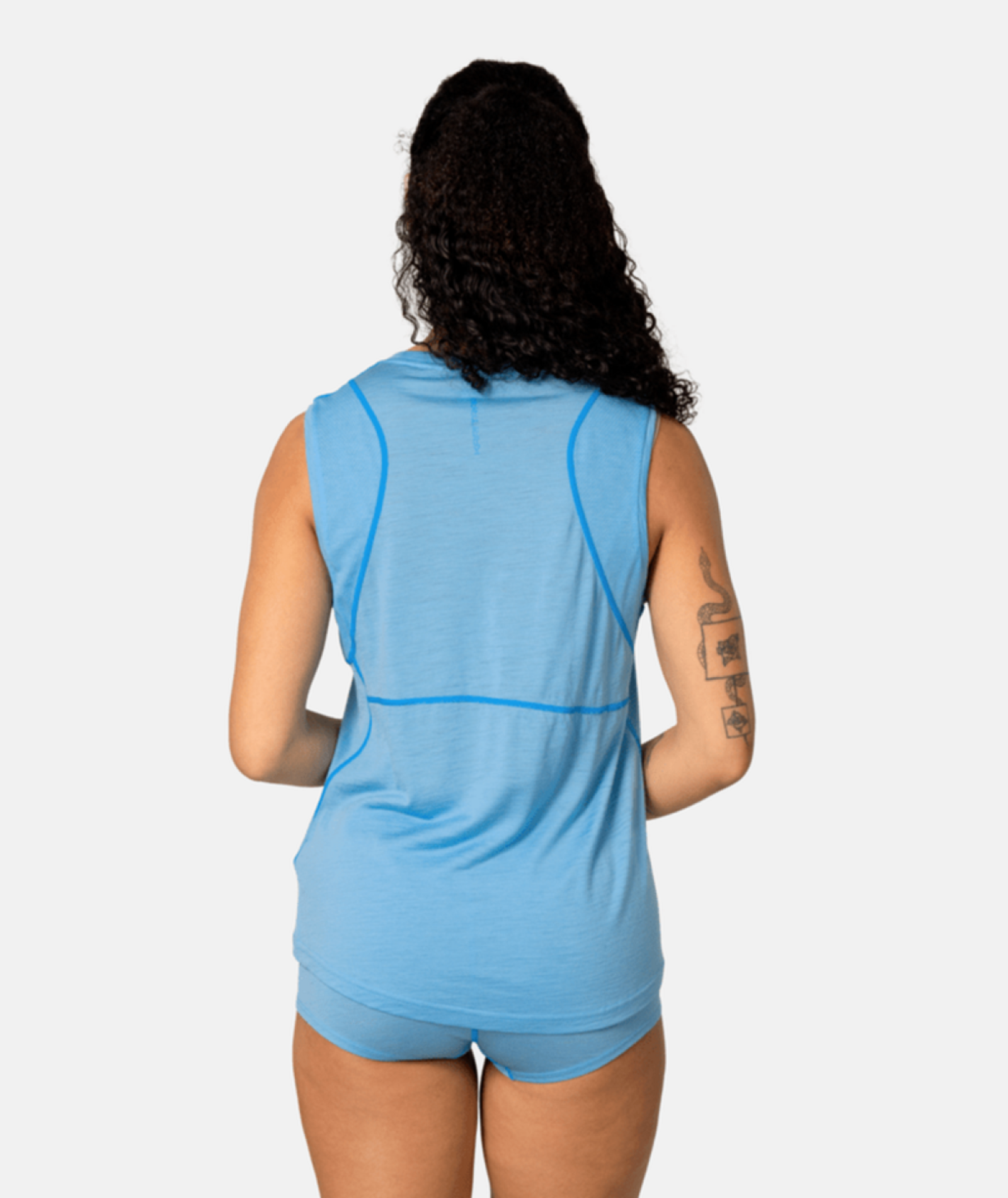 Kari Traa Embla Wool Top in BLAU