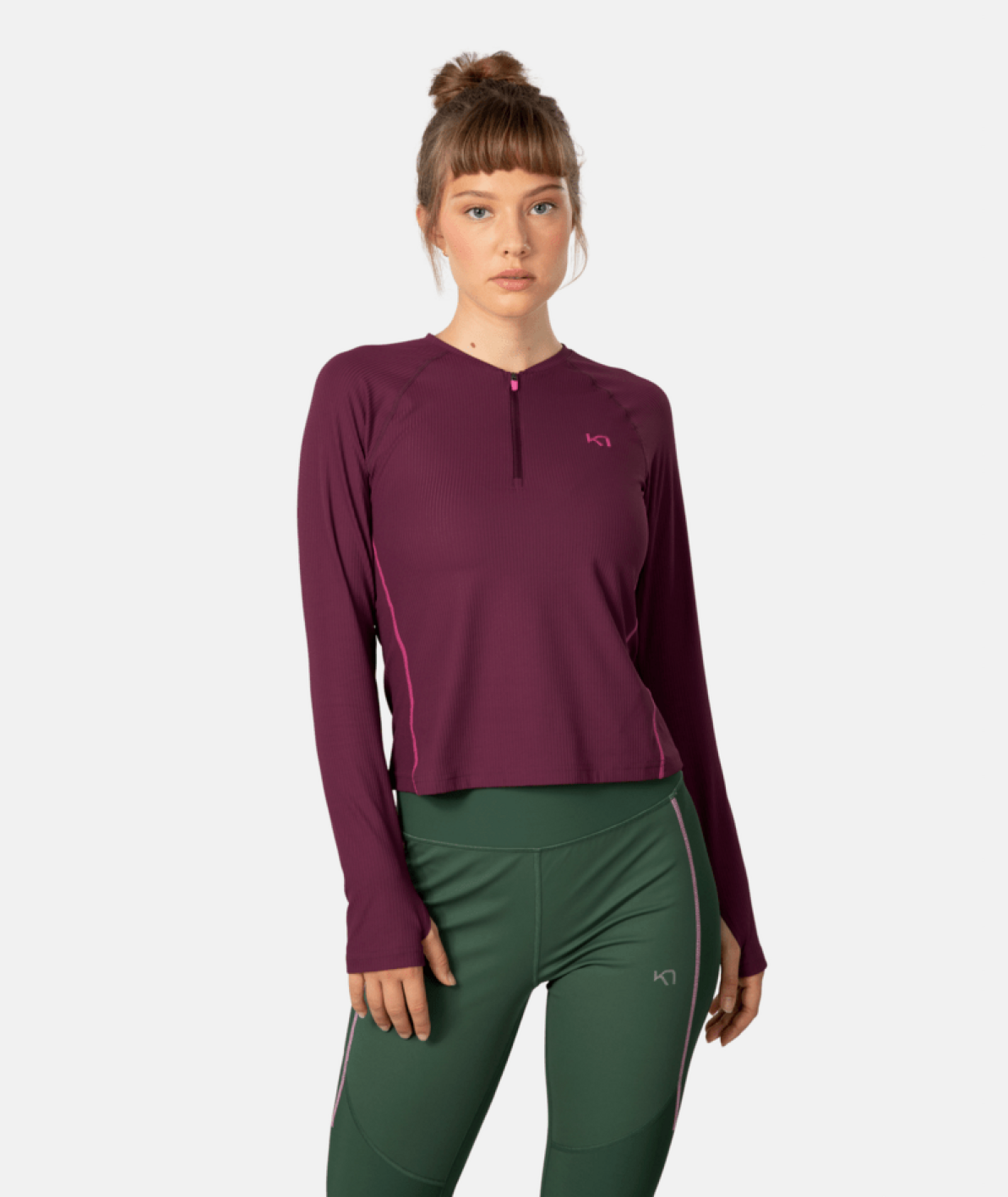 Kari Traa Linnea Long Sleeve in VIOLETT