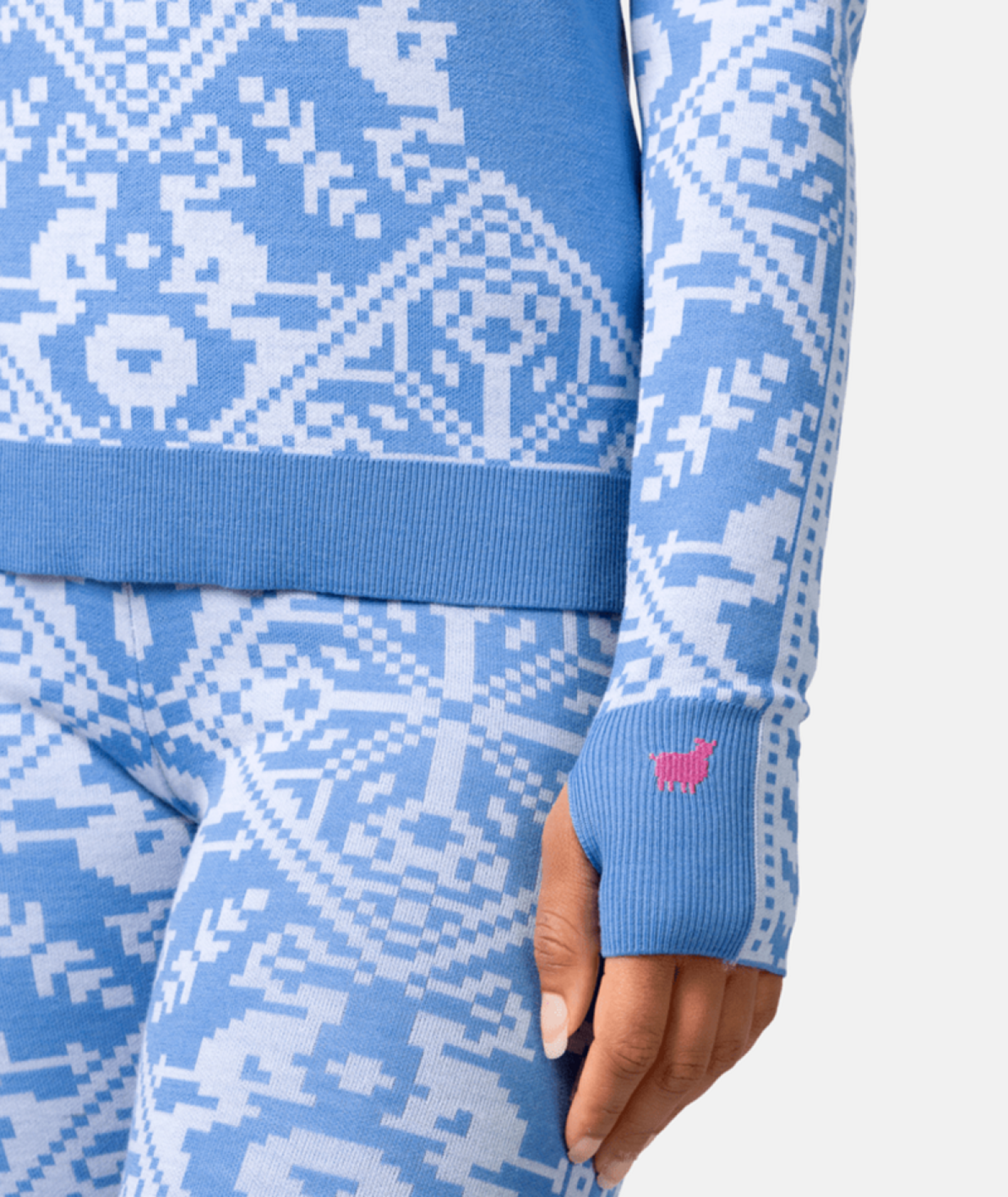 Kari Traa Saga Half Zip in BLAU