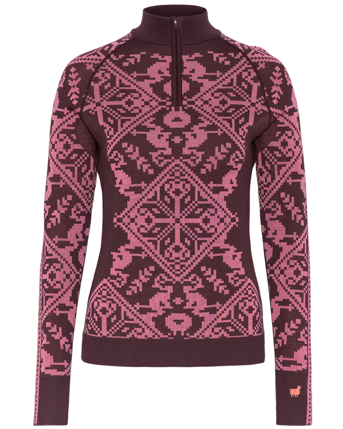 Kari Traa Saga Half Zip in BRAUN