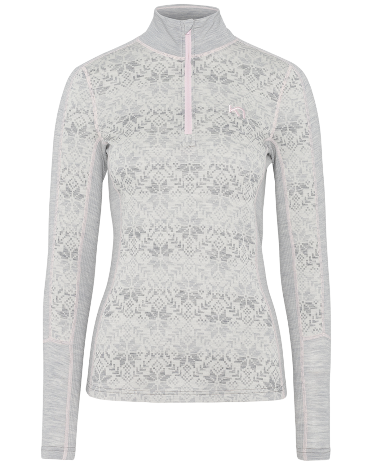 Kari Traa Anna Half Zip in GRAU