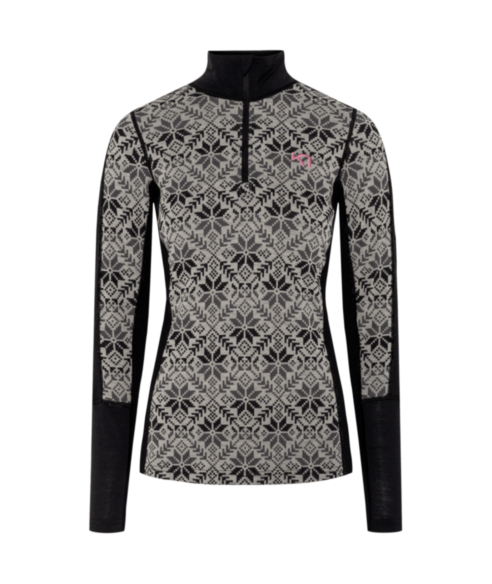 Kari Traa Anna Half Zip in GRAU
