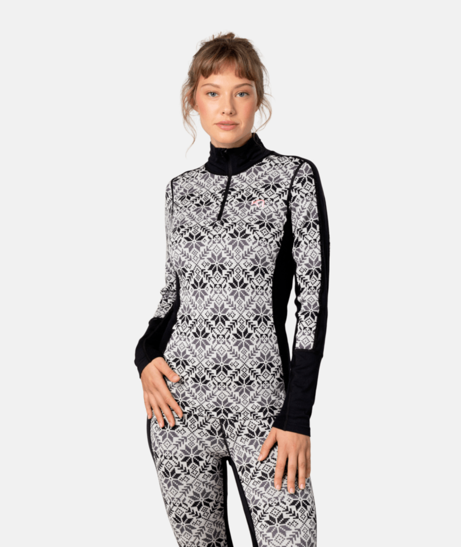 Kari Traa Anna Half Zip in GRAU