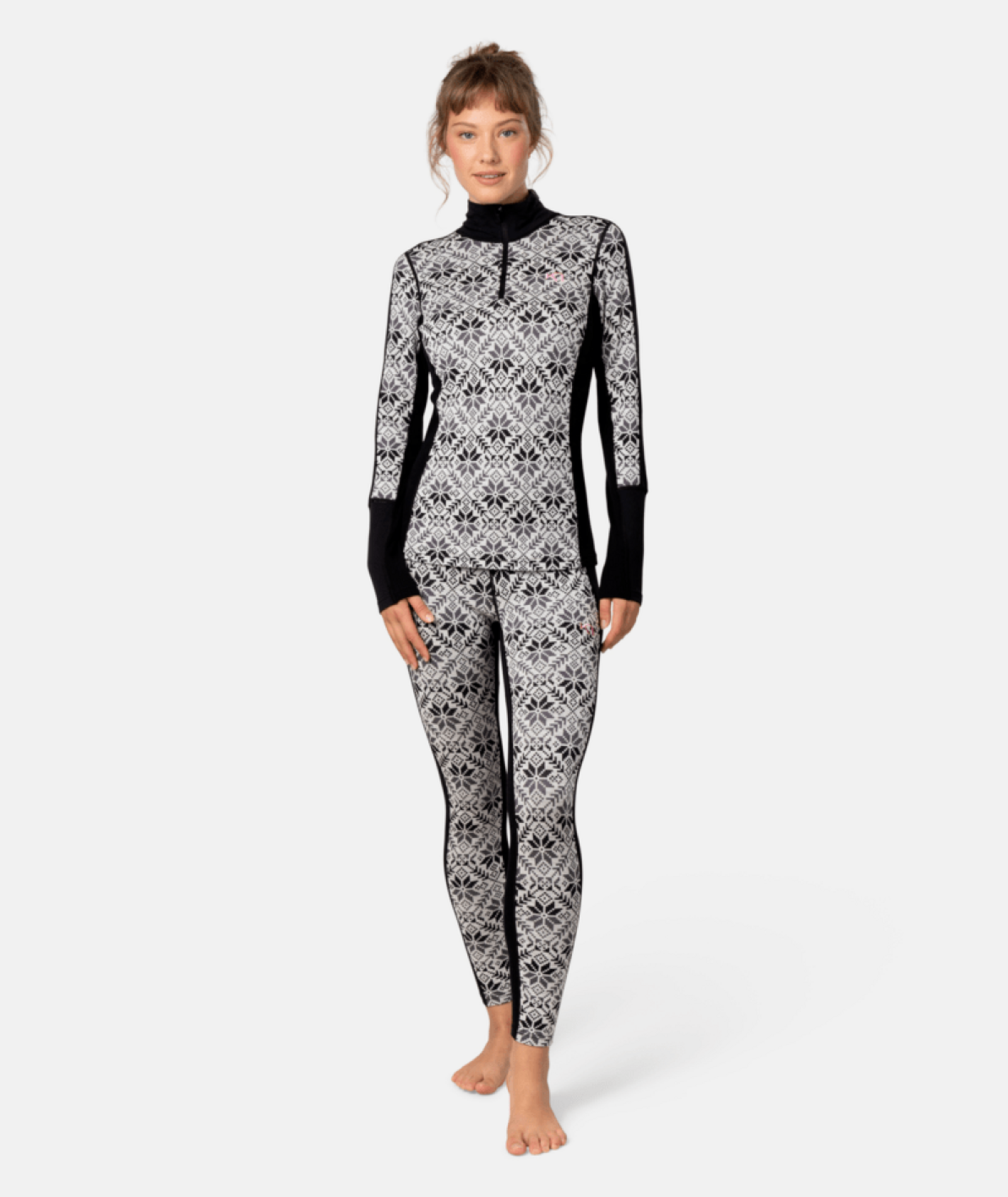 Kari Traa Anna Half Zip in GRAU
