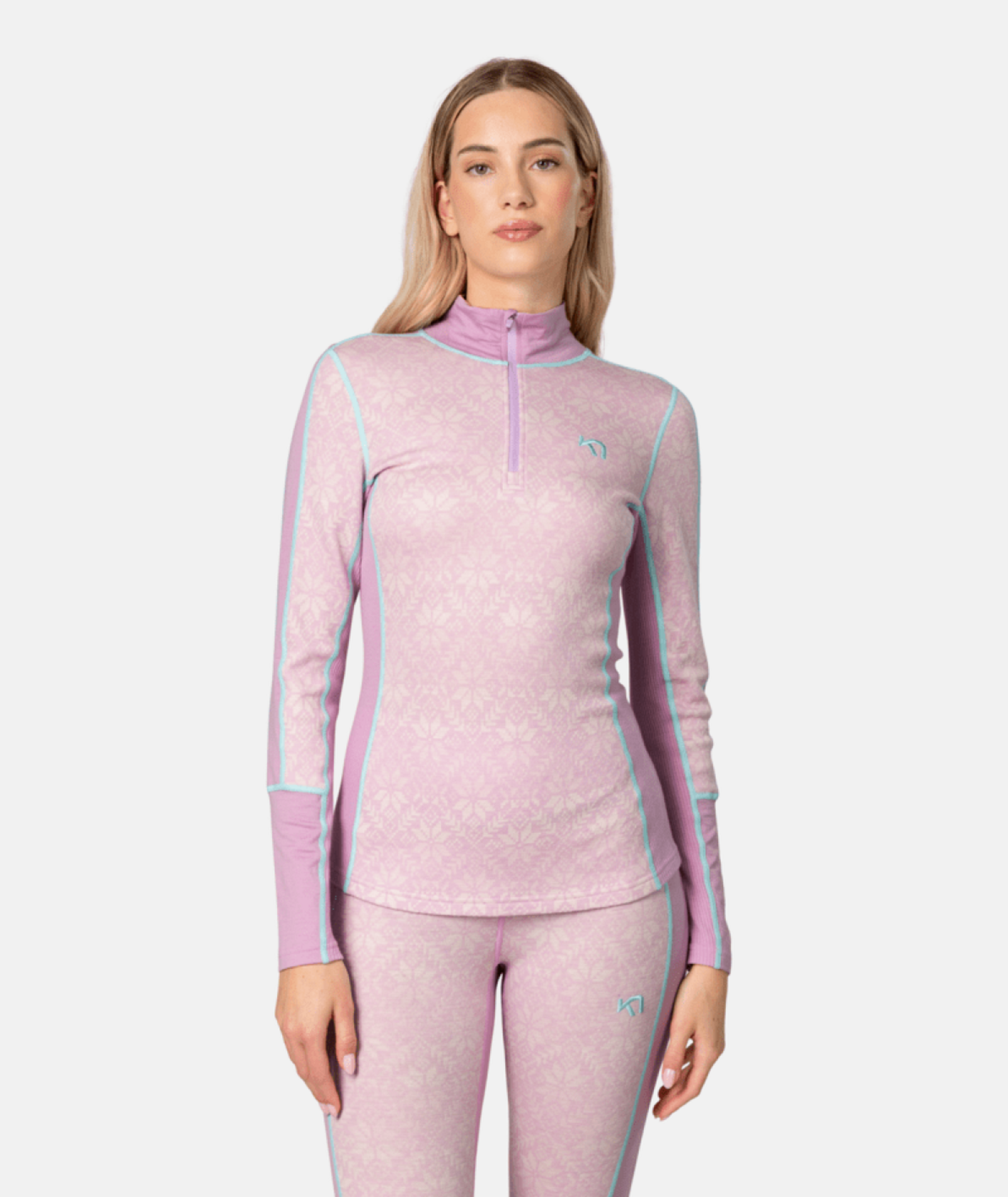 Kari Traa Anna Half Zip in PINK