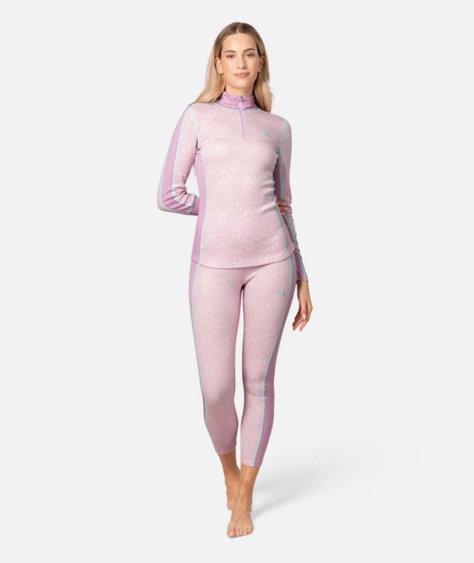 Kari Traa Anna Half Zip in PINK