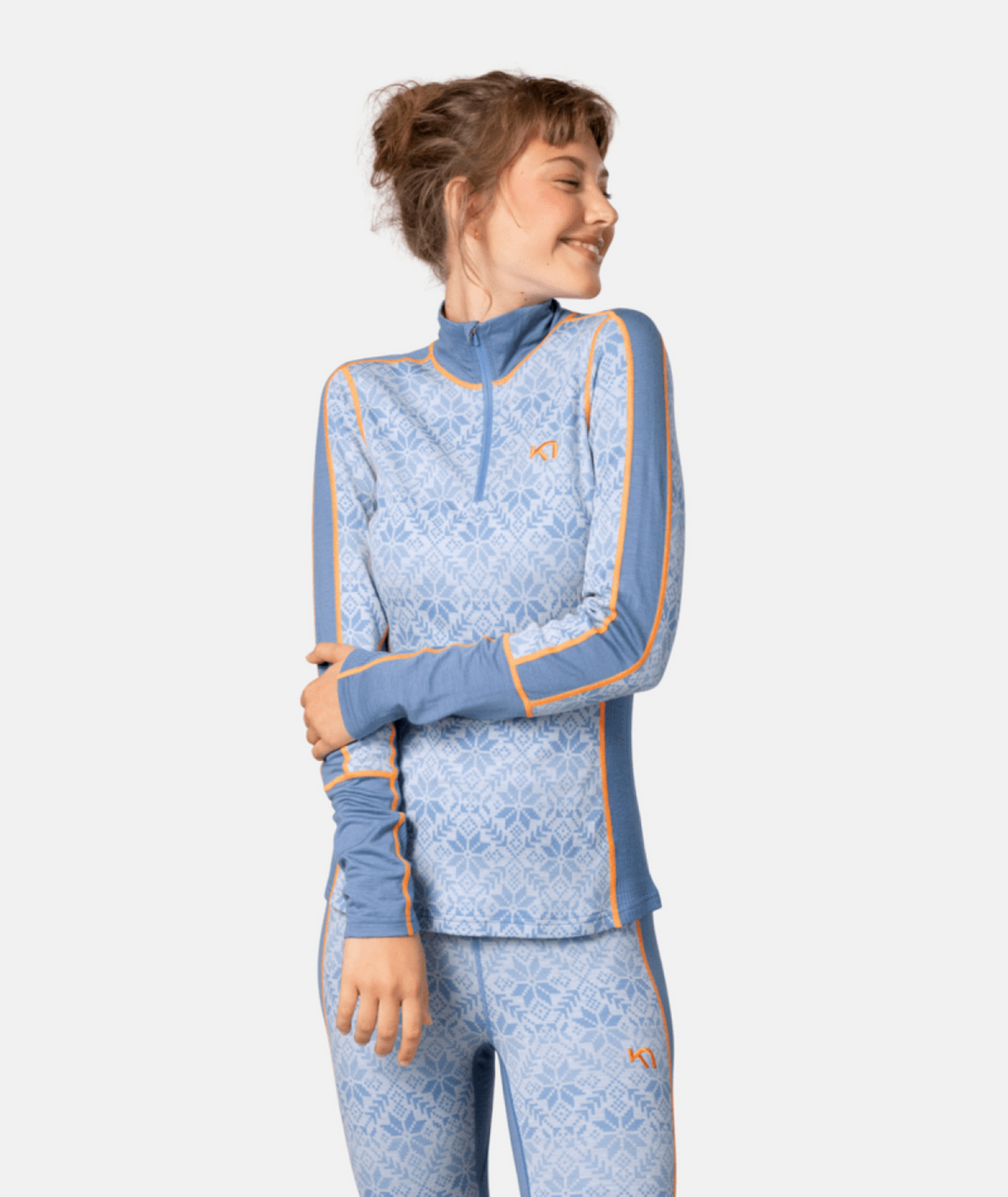 Kari Traa Anna Half Zip in BLAU