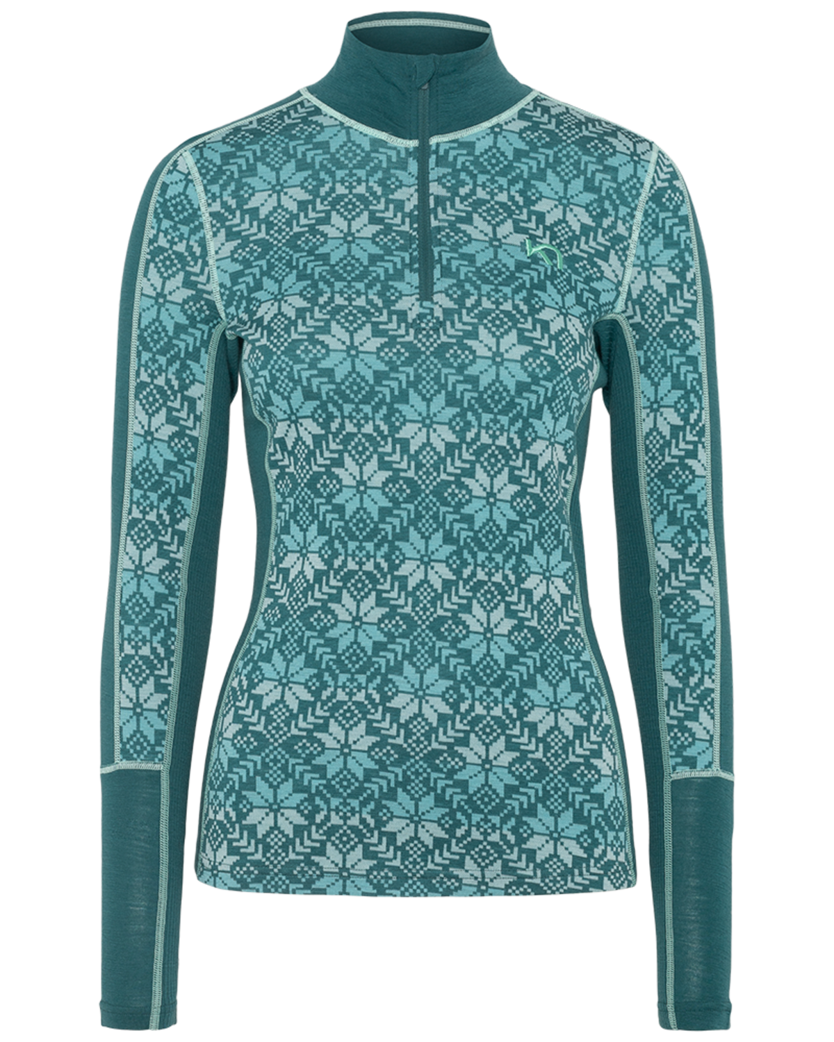 Kari Traa Anna Half Zip in GRÜN