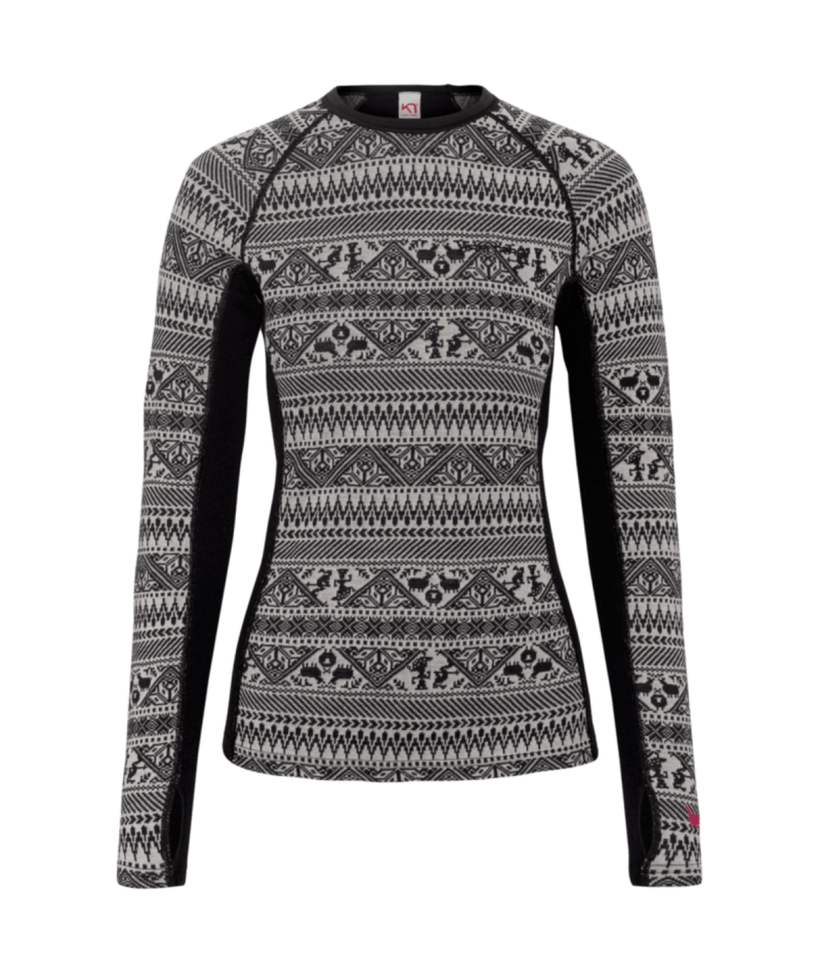 Kari Traa Tale Long Sleeve in SCHWARZ