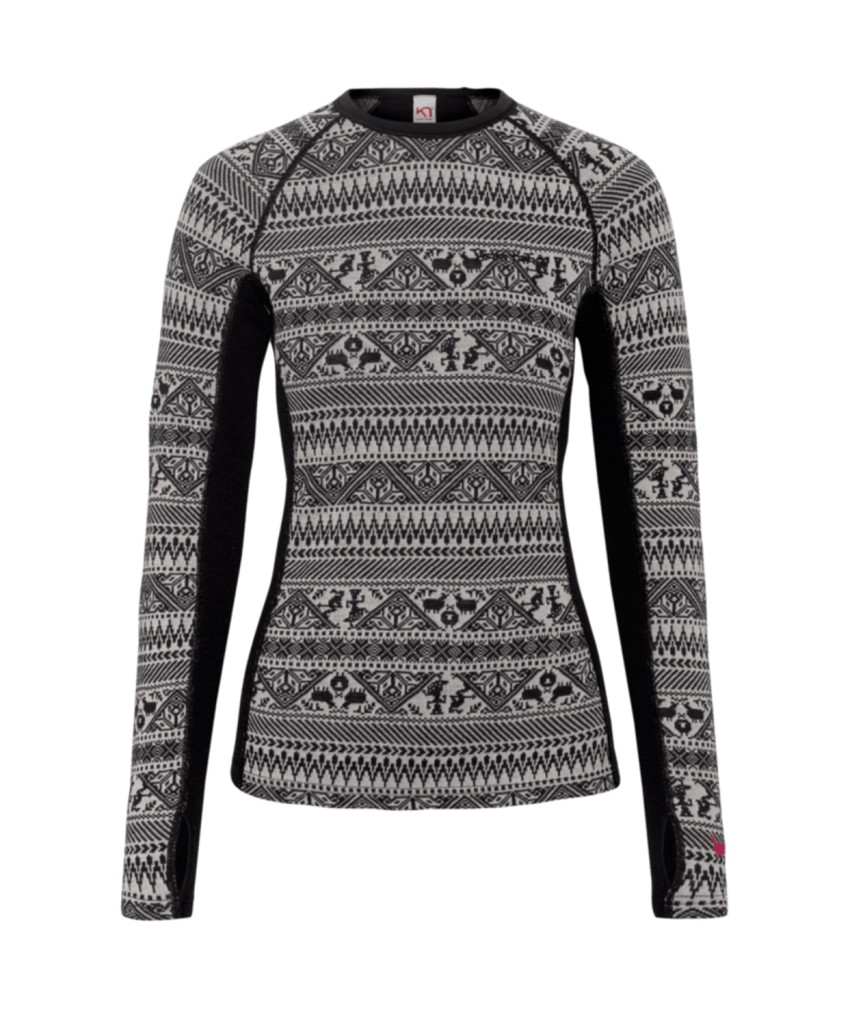 Kari Traa Tale Long Sleeve in SCHWARZ