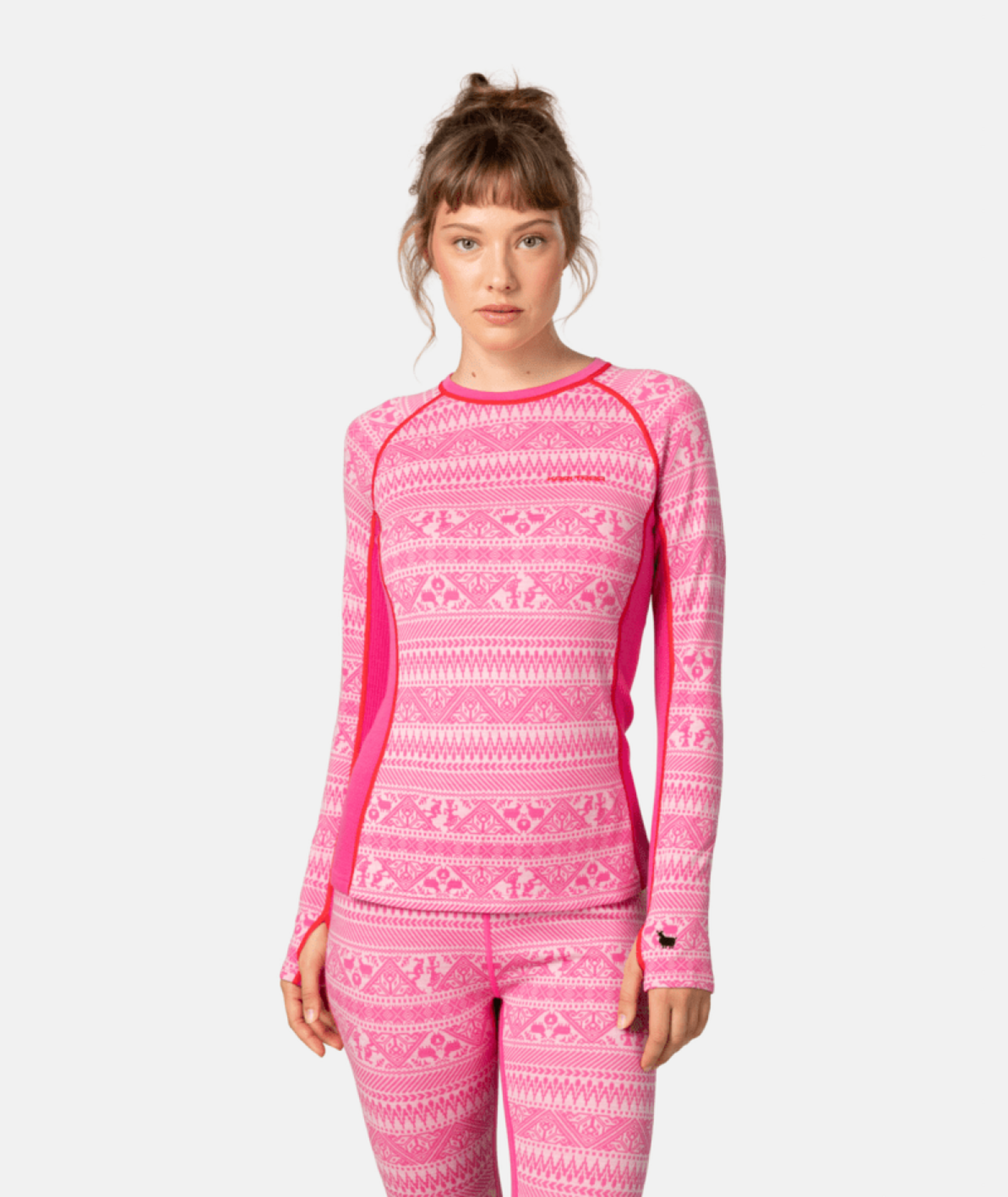 Kari Traa Tale Long Sleeve in PINK