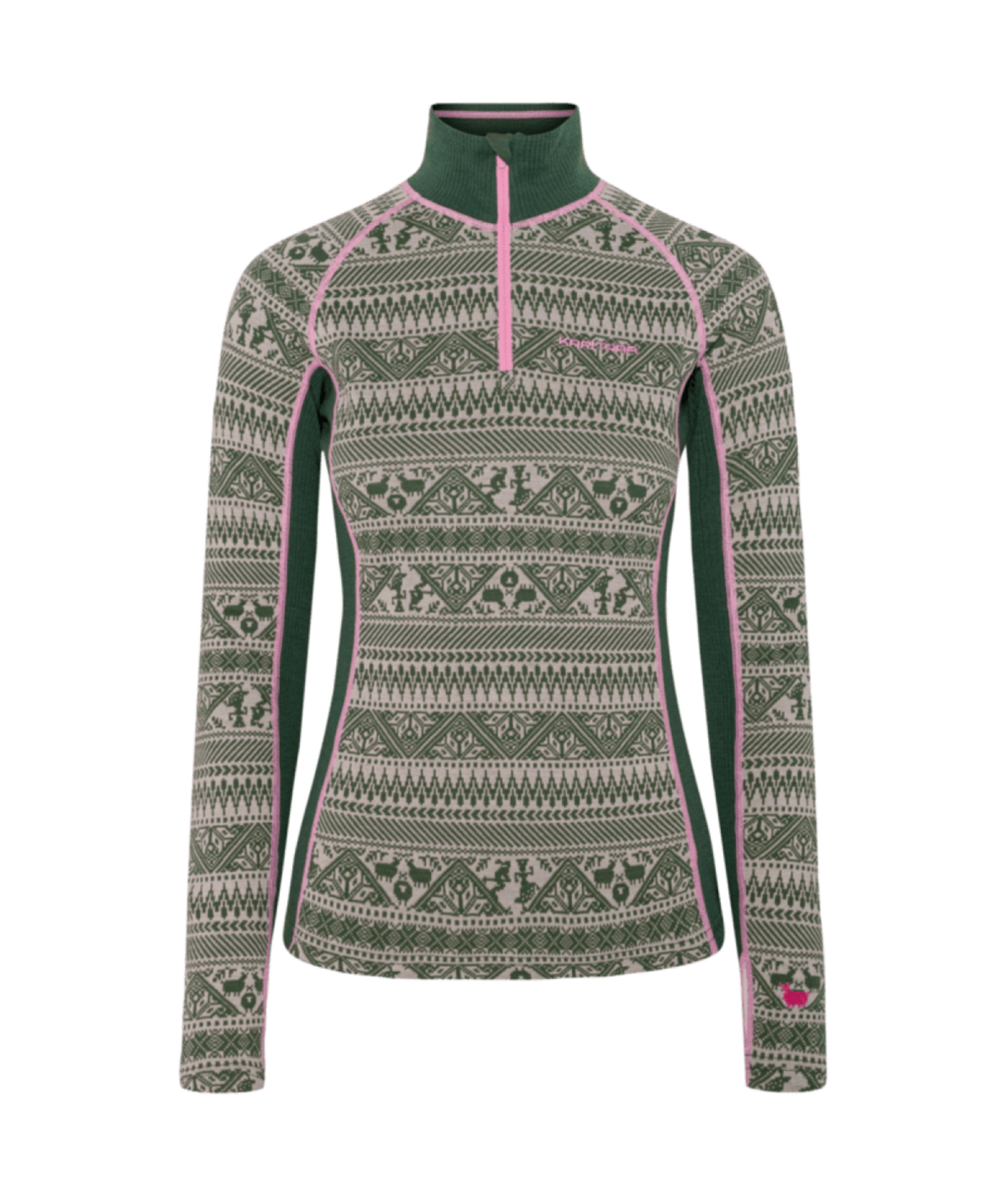 Kari Traa Tale Half Zip in GRÜN