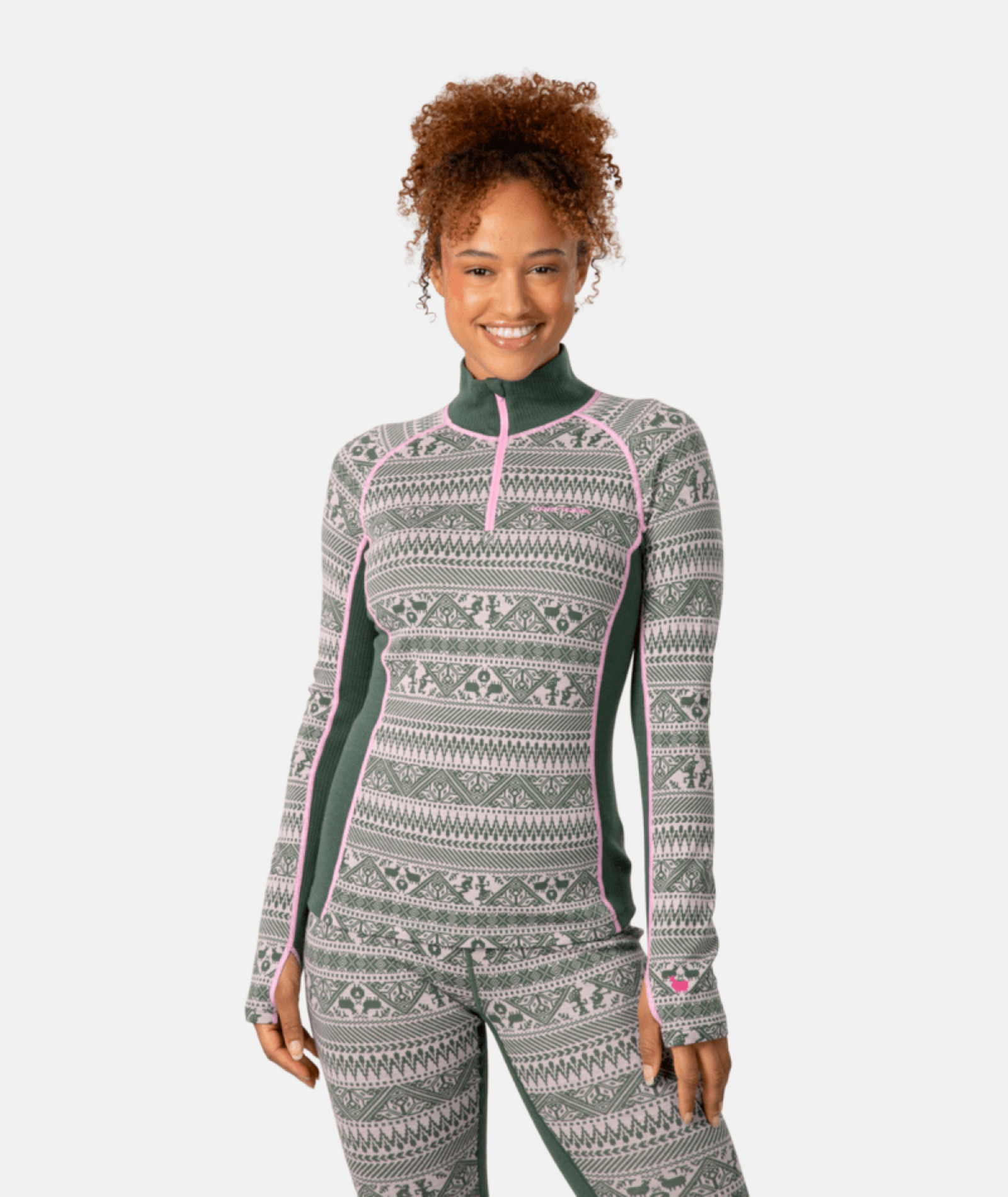 Kari Traa Tale Half Zip in GRÜN